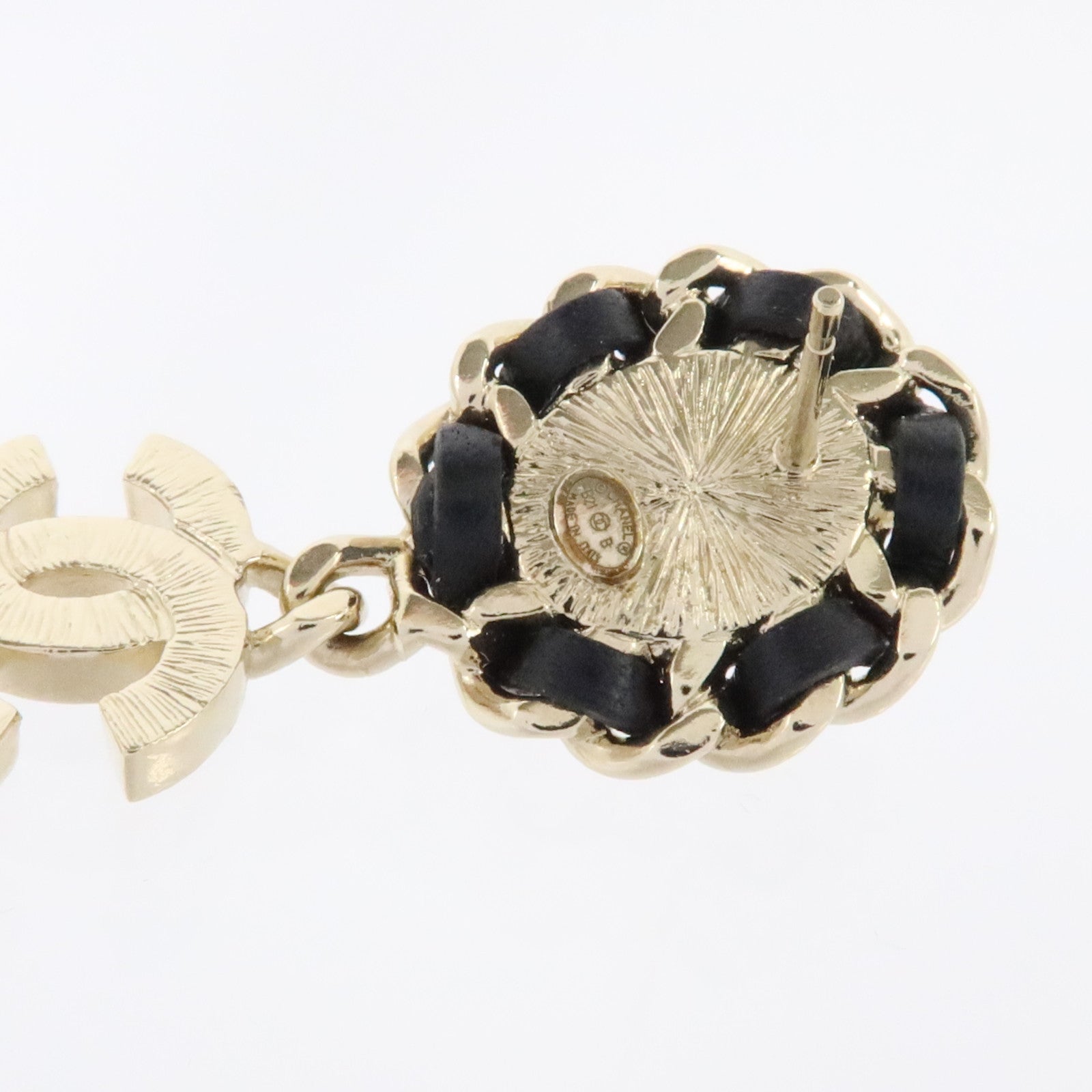 CHANEL 金屬/皮革/PVC Earrings耳環