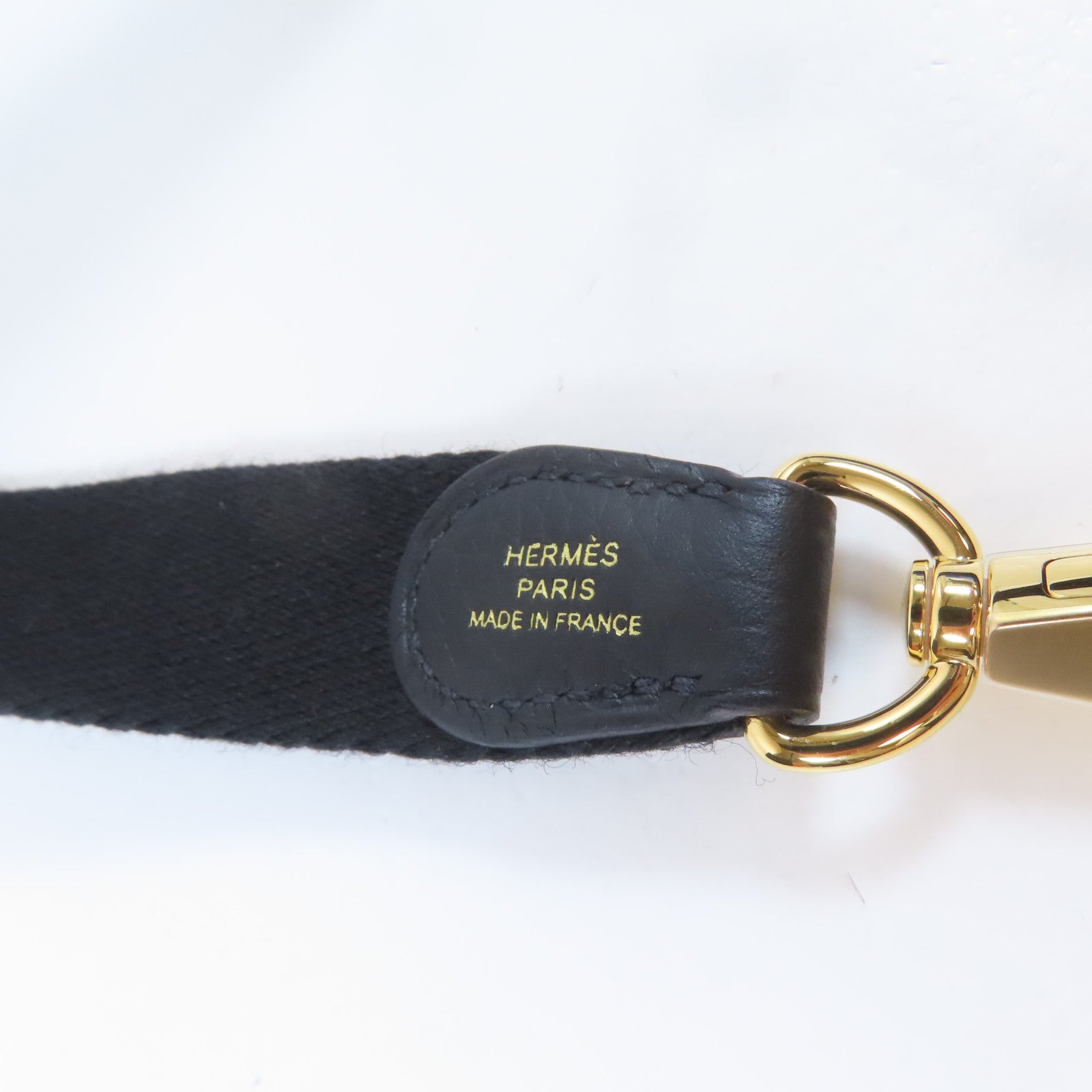 HERMES Clemence皮革Evelyne TPM金扣肩背袋Noir/黑色