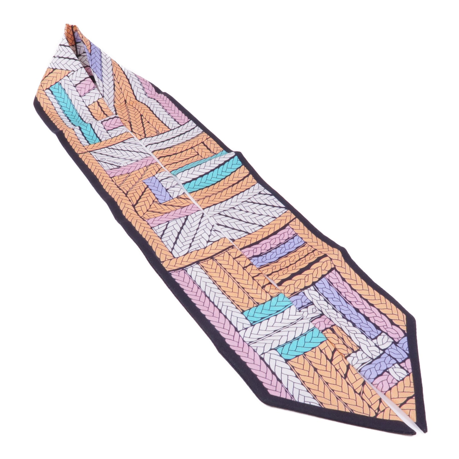 HERMES 絲質Twilly絲巾