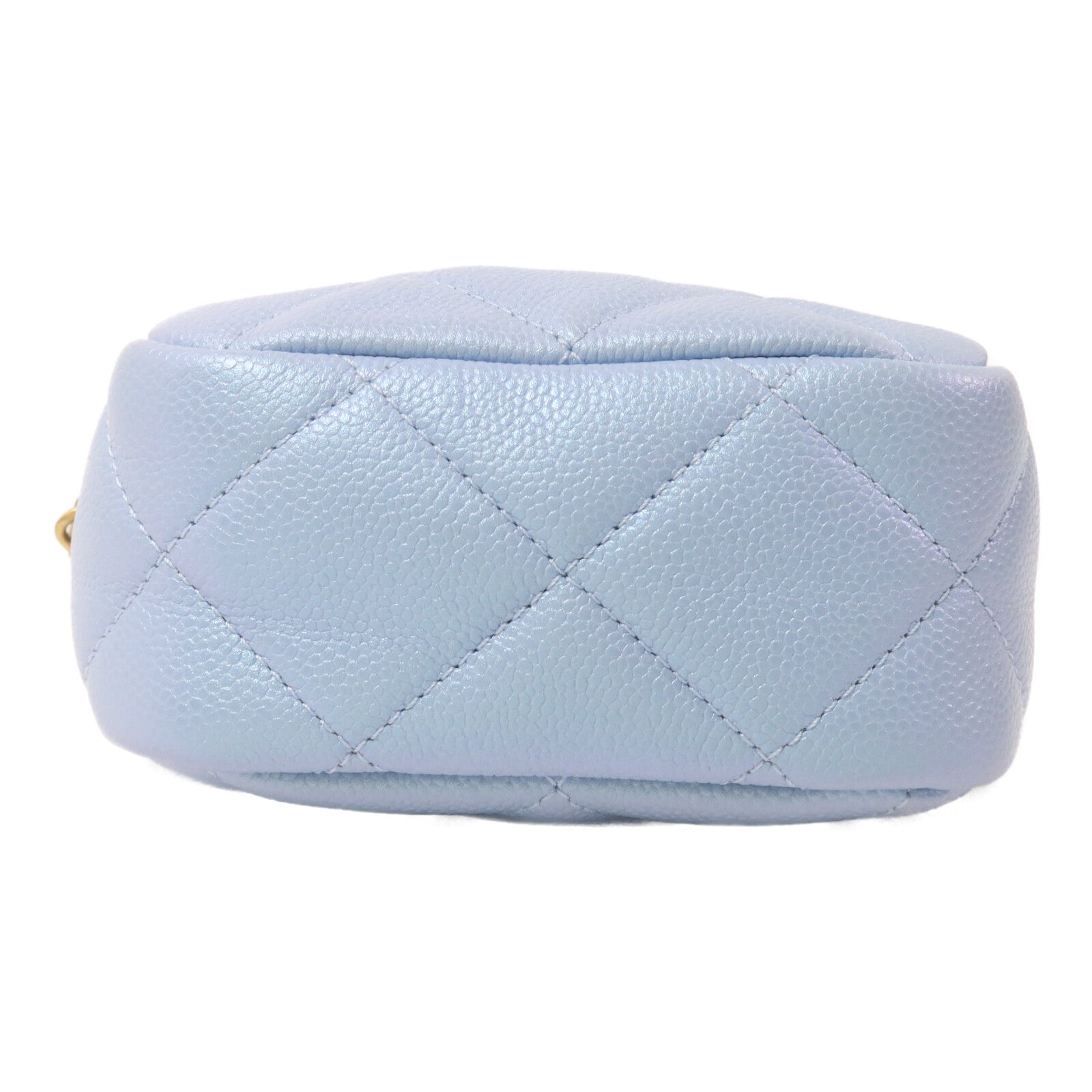 CHANEL 牛皮皮革Mini Camera Bag鏈帶肩背袋