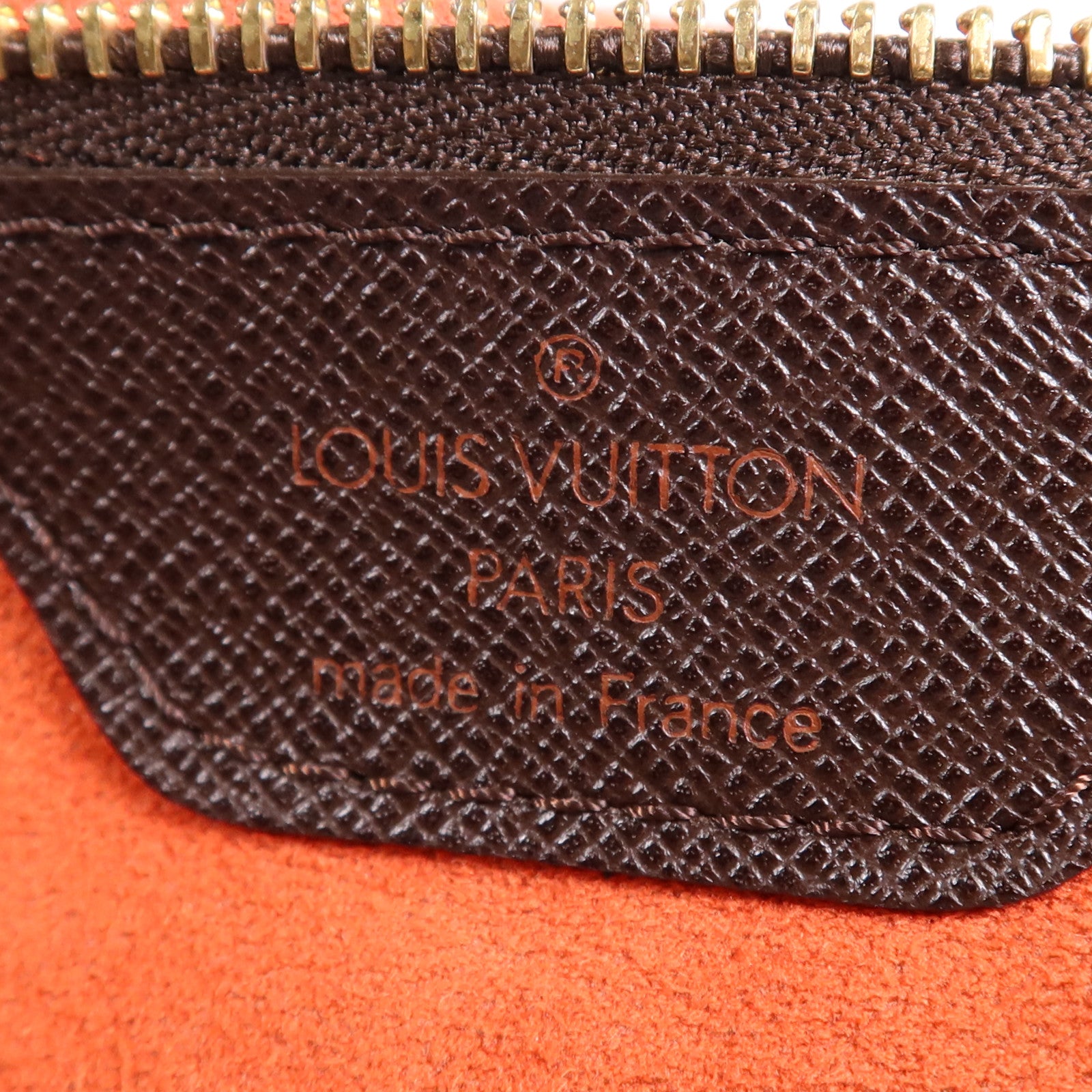 LOUIS VUITTON Damier Venice PM金扣手挽袋