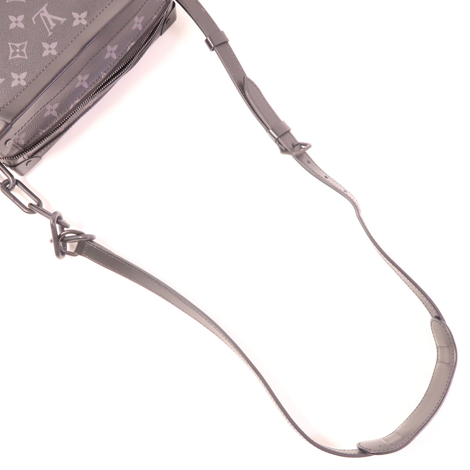 LOUIS VUITTON Monogram Eclipse Soft Trunk肩背袋