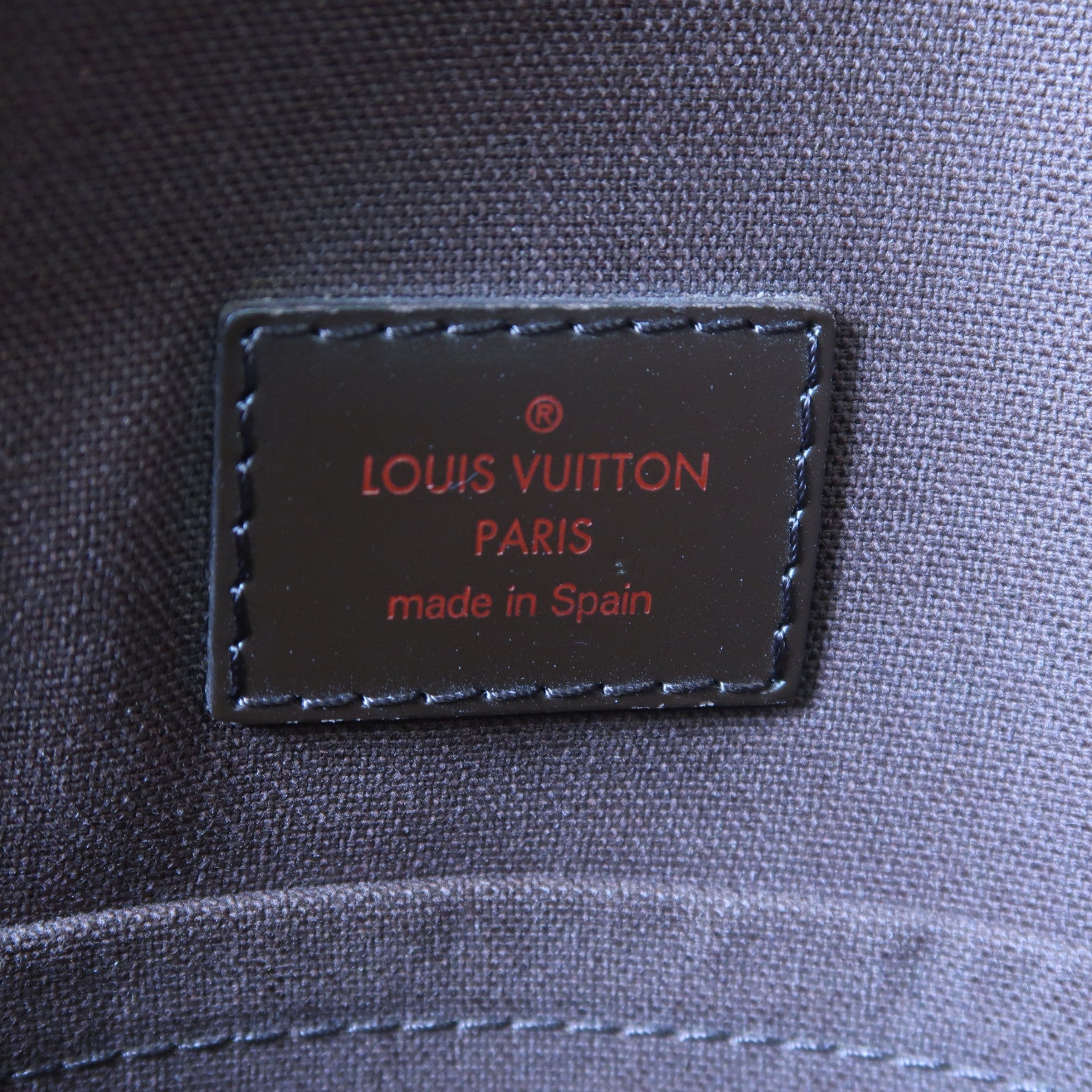 LOUIS VUITTON Damier Ebene Brooklyn MM金扣肩背袋啡色