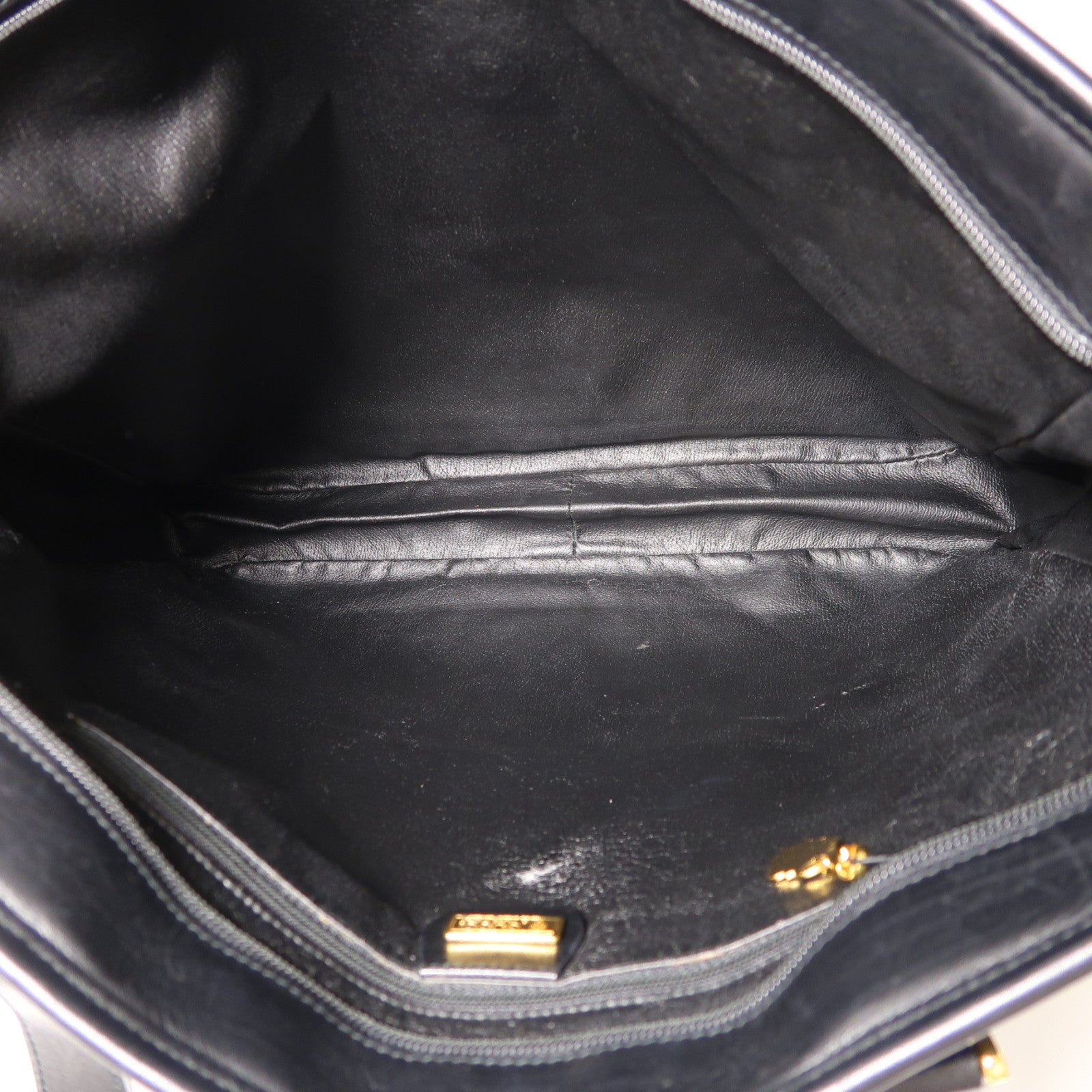 GUCCI 塗層帆布Tote Bag金扣肩背袋黑色