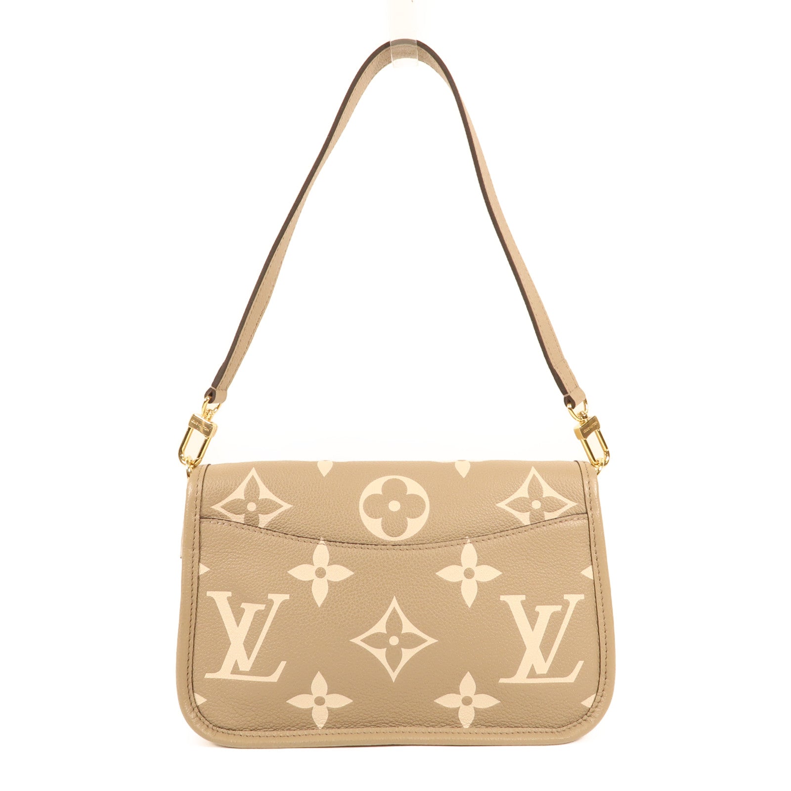 LOUIS VUITTON Monogram Empreinte Diane PM金扣手挽肩背兩用袋