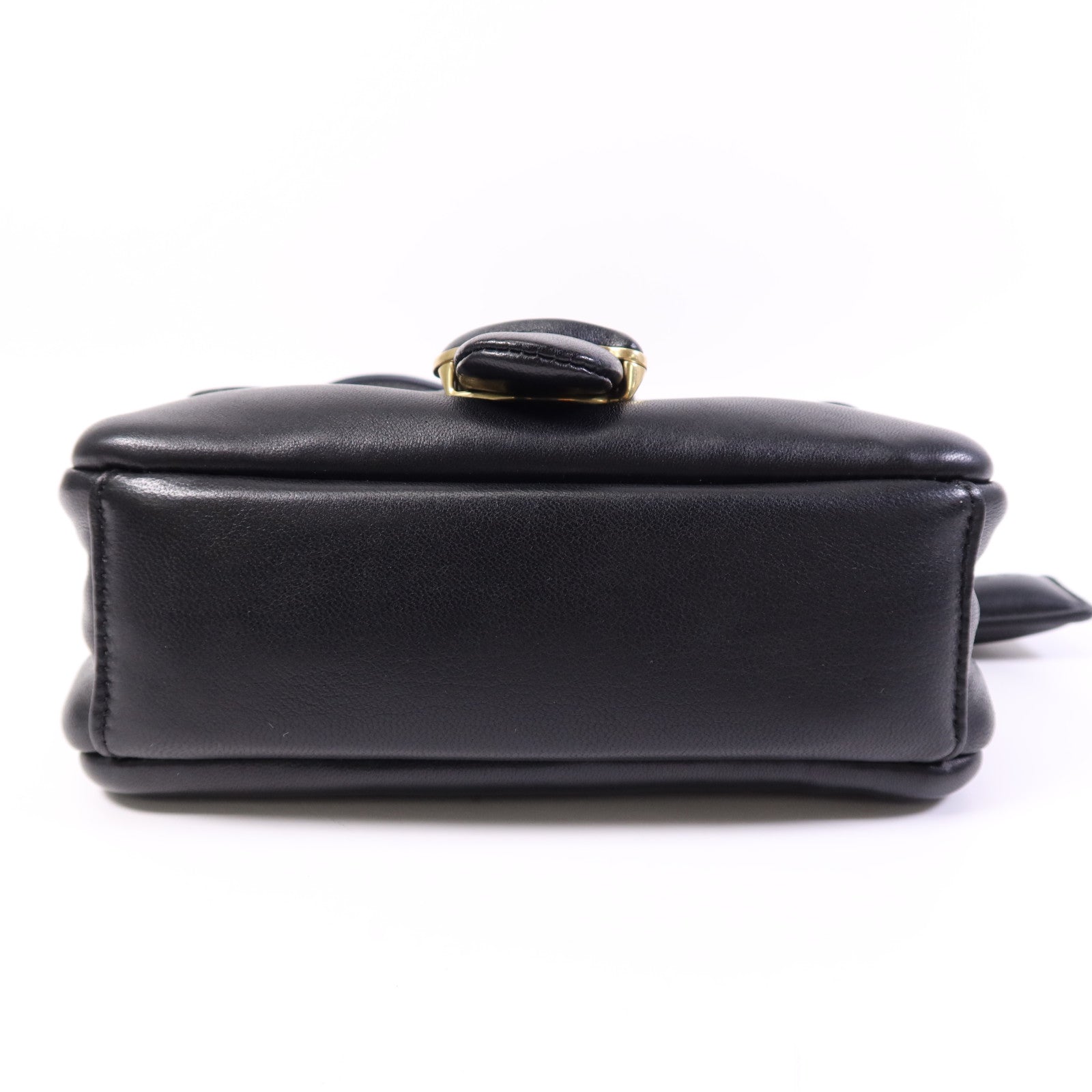 COACH 羊皮皮革Mini 2 Way Bag金扣手挽肩背兩用袋
