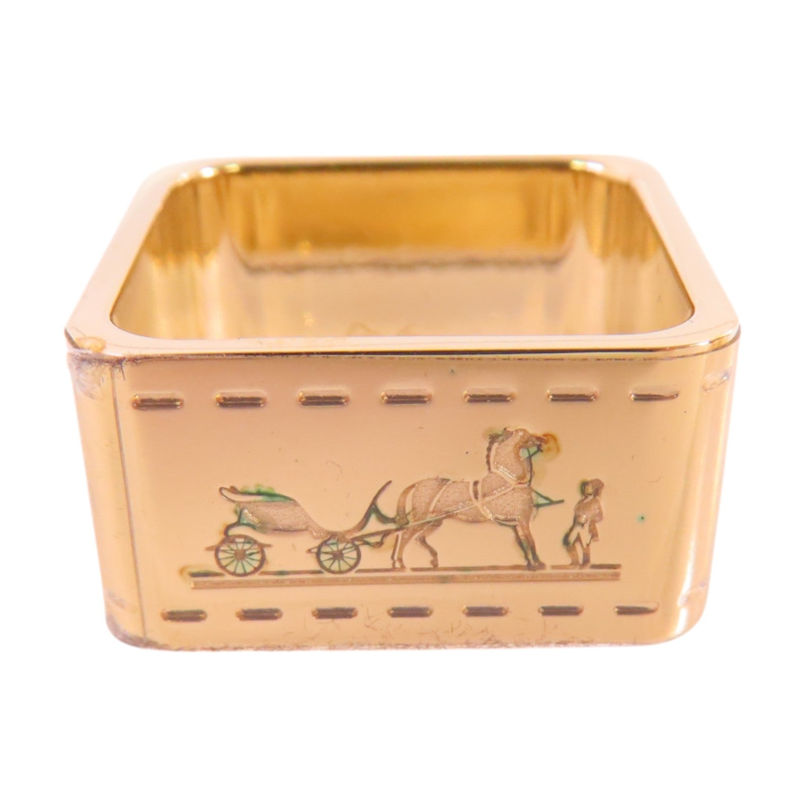 HERMES 黄銅Bolduc Scarf 90 Ring絲巾扣