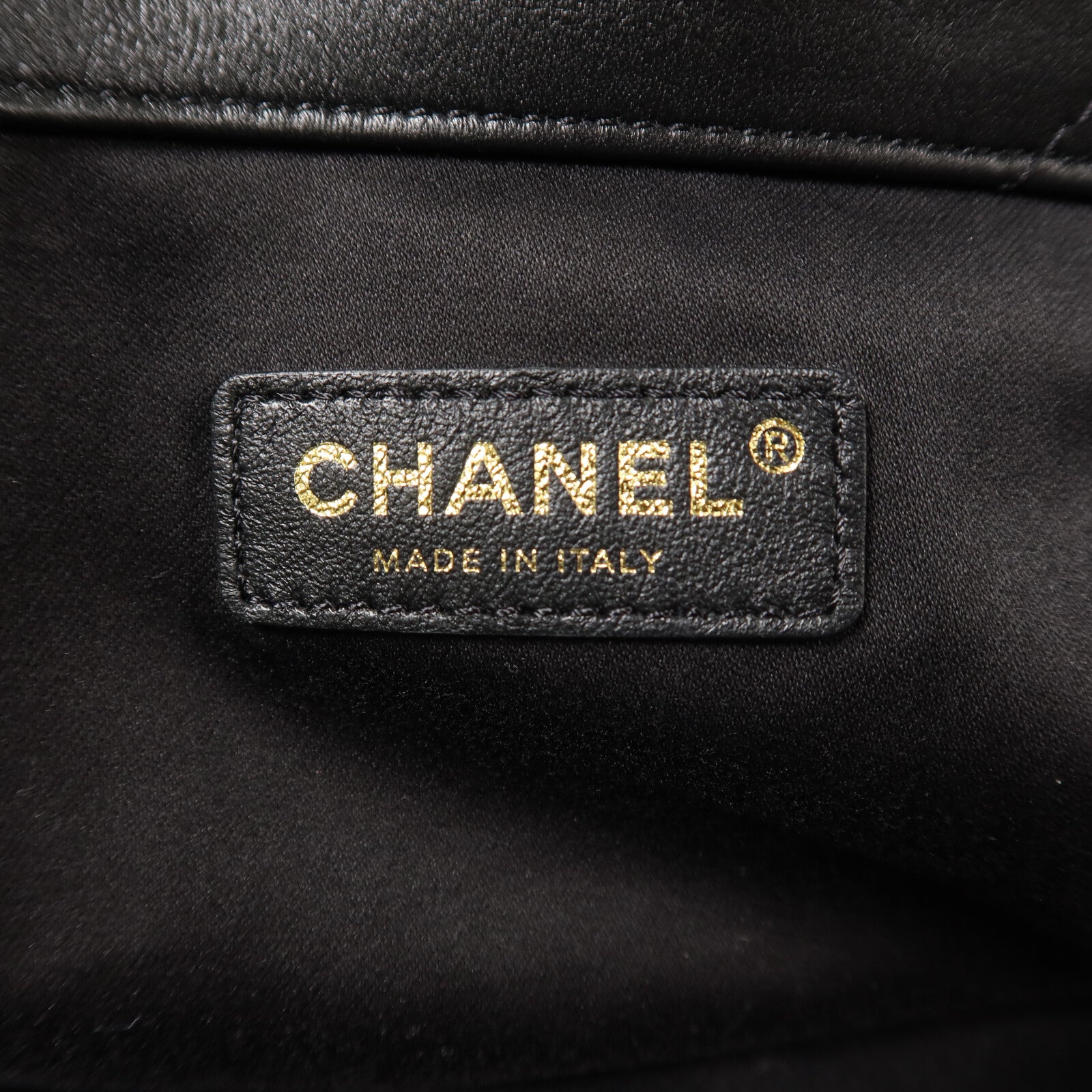 CHANEL 羊皮皮革25S Maxi Tote鏈帶手挽袋