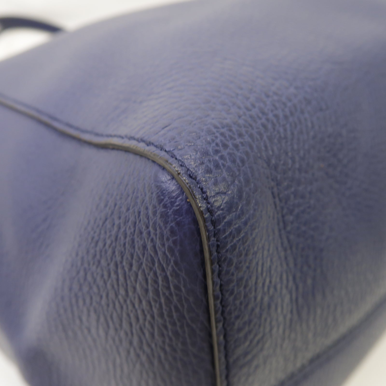 GUCCI 【激減優惠】牛皮皮革Swing Large Tote Bag金扣Tote Bag藍色