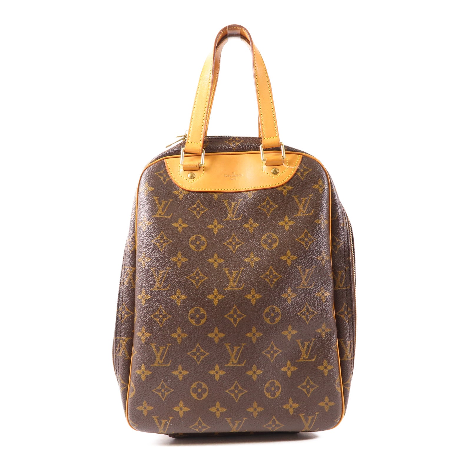 LOUIS VUITTON Monogram Excursion Shoe Case金扣手挽袋