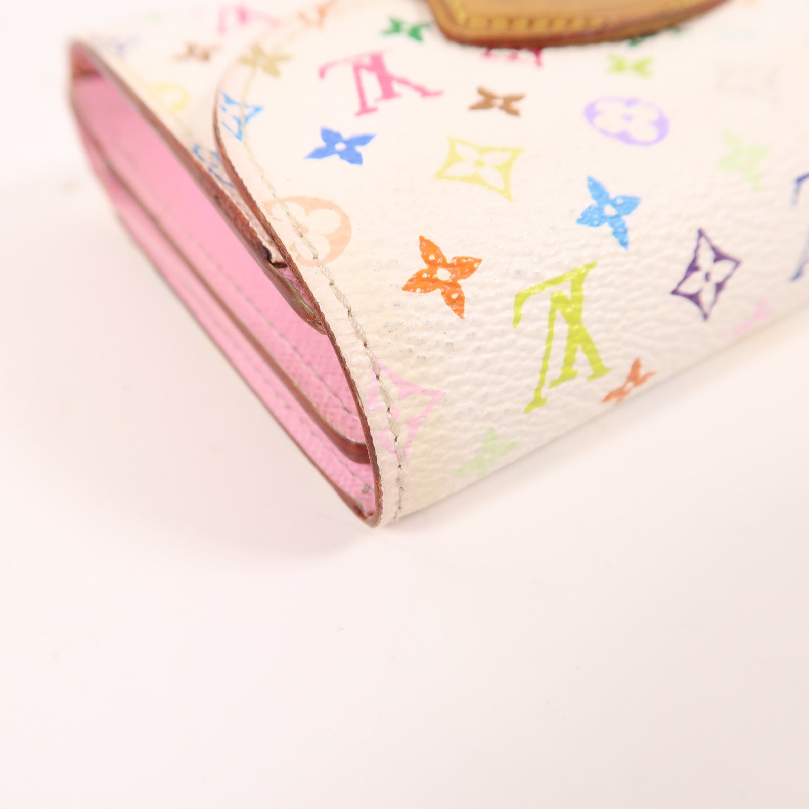 LOUIS VUITTON Monogram Multicolore Portefeuille Koala Wallet金扣錢包白色