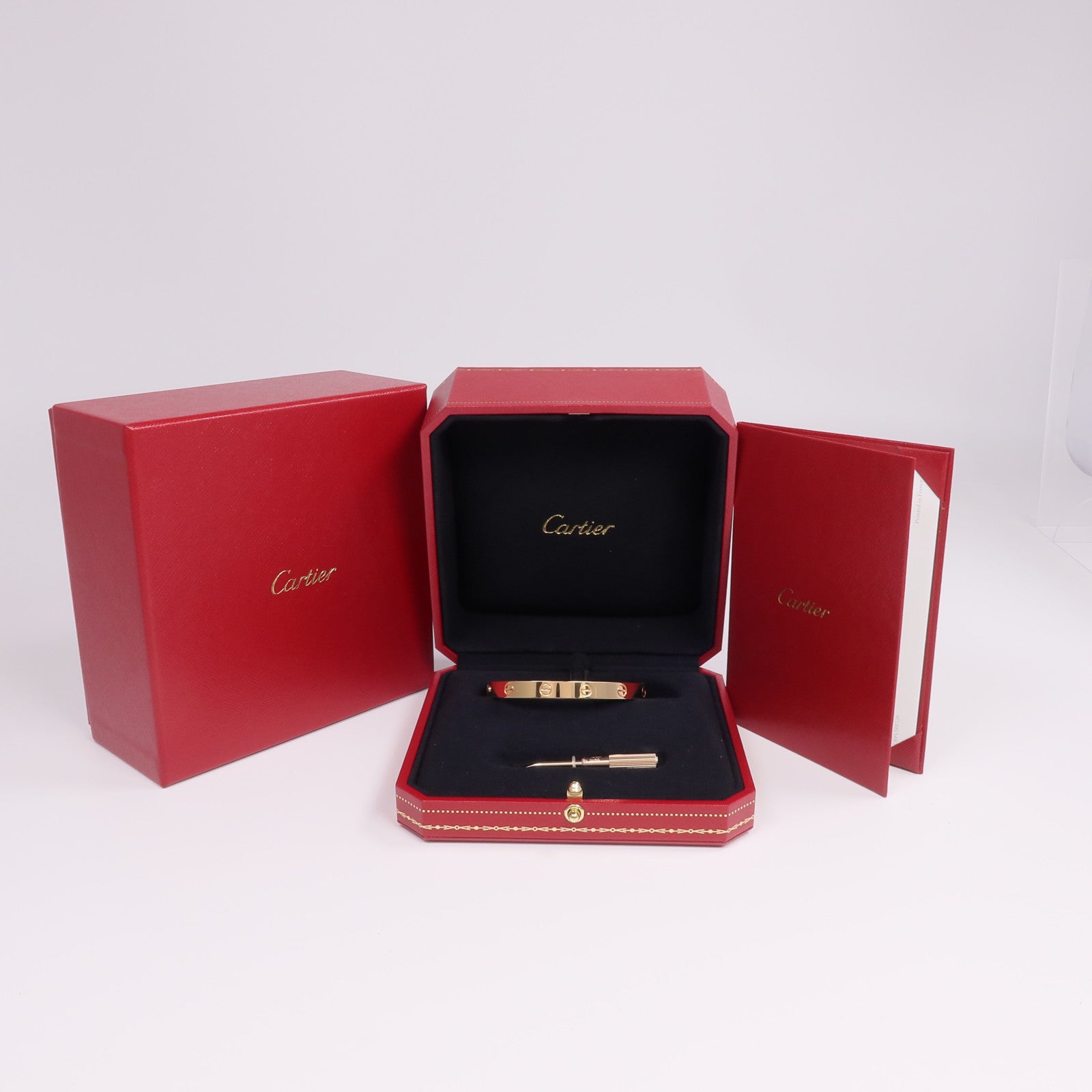 CARTIER 18K玫瑰金Love Bracelet手鐲