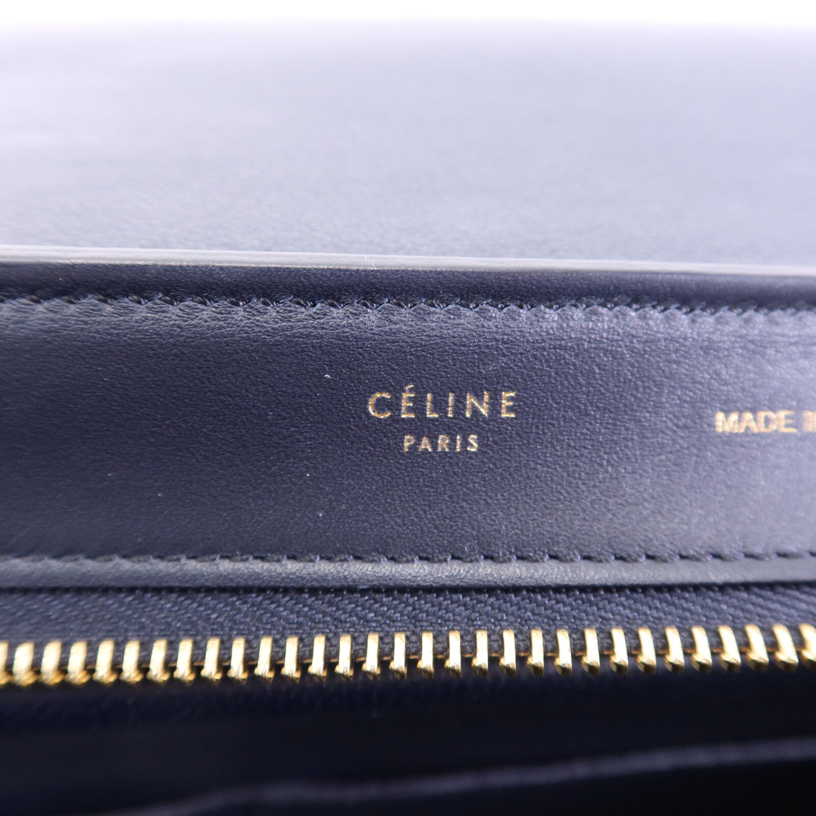 CELINE 牛皮皮革Trapeze金扣手挽肩背兩用袋