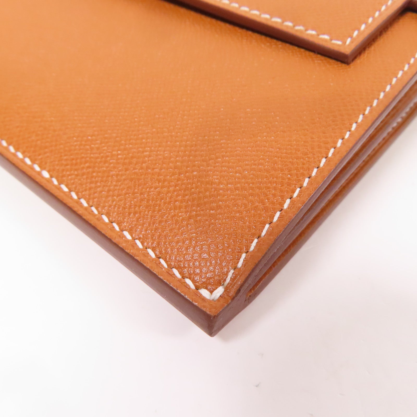 HERMES Epsom皮革Kelly金扣長錢包Gold