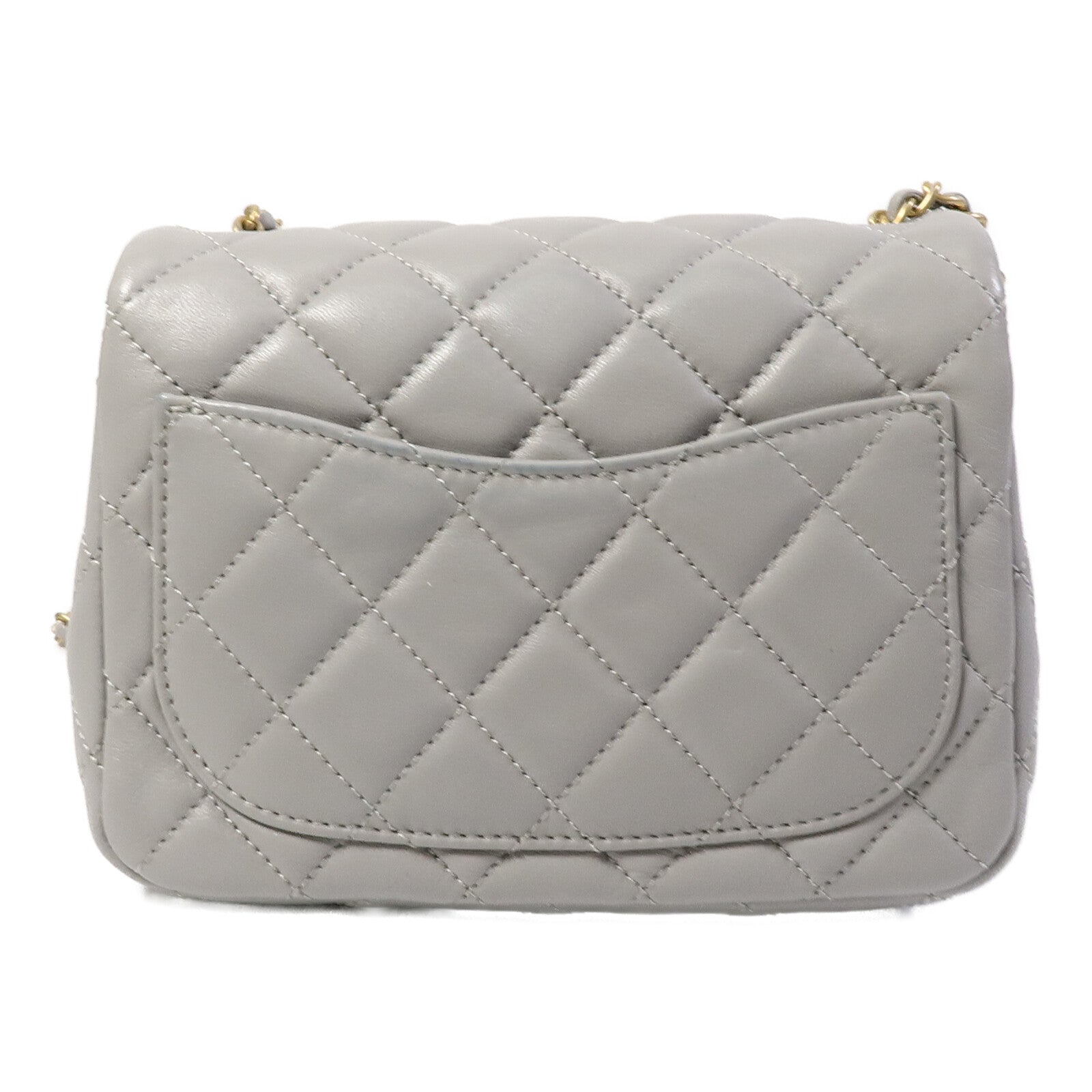CHANEL 羊皮皮革Classic 17 Goldball鏈帶肩背袋