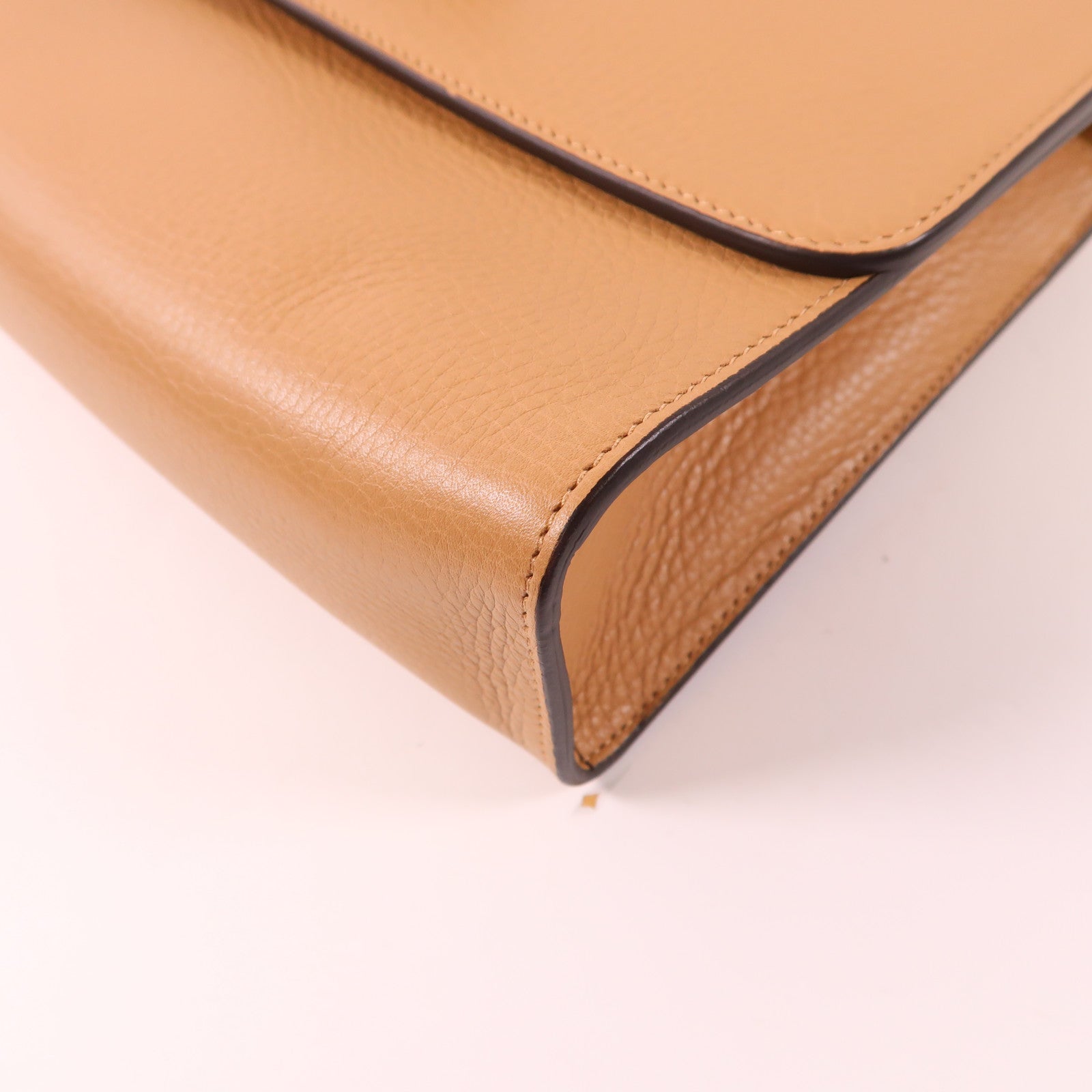 GUCCI 牛皮皮革Shoulder Bag金扣鏈帶肩背袋