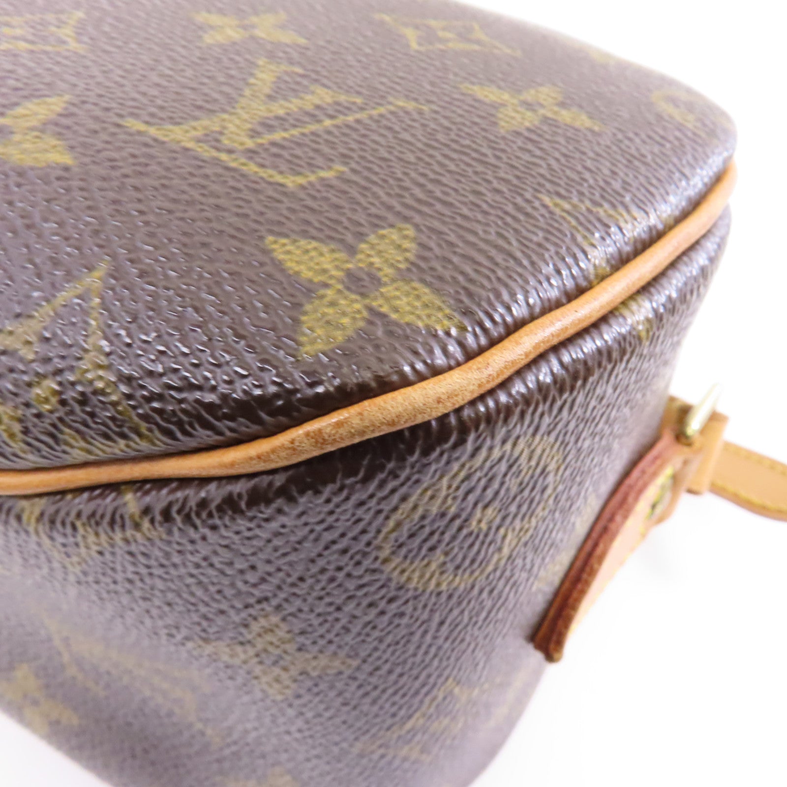 LOUIS VUITTON Monogram Blois Bag金扣肩背袋棕色