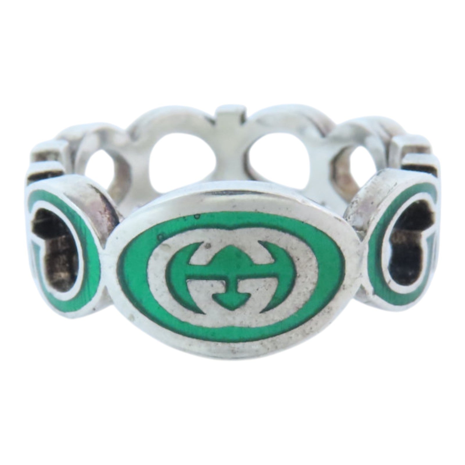 GUCCI 925純銀Silver Ring戒指US#8.5