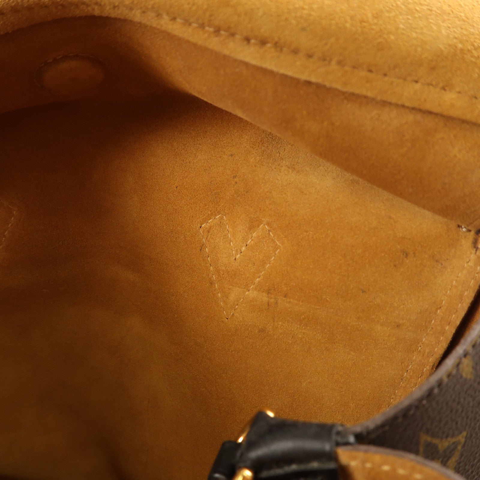 LOUIS VUITTON LV GHW Tote W PM Hand Bag M40941 Calfskin Leather Monogram Yellow