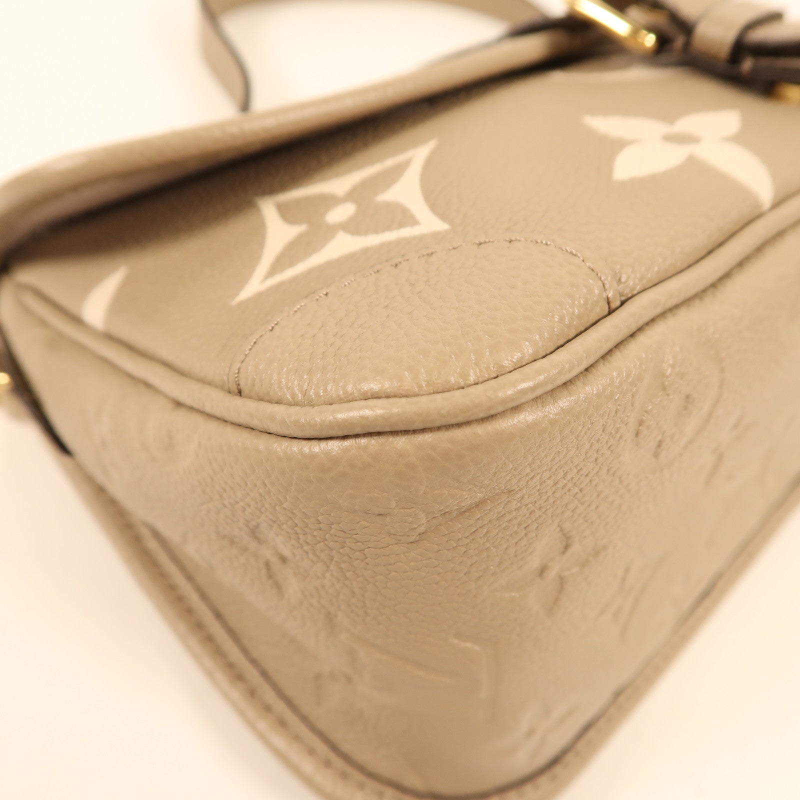 LOUIS VUITTON Monogram Empreinte Diane PM金扣手挽肩背兩用袋
