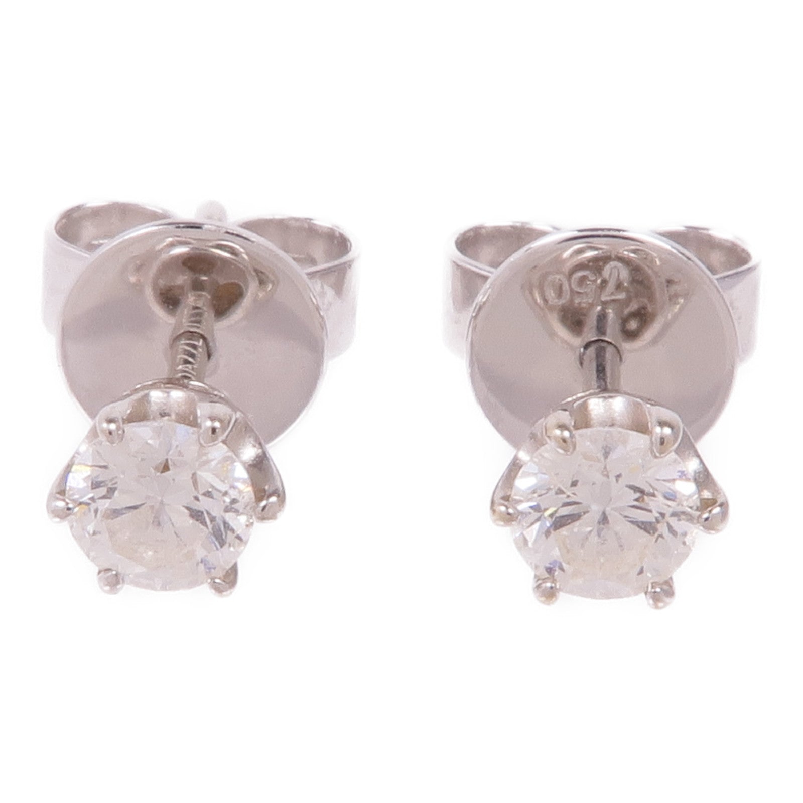 JEWELRY 18K白金Diamond Earrings鑽石耳環