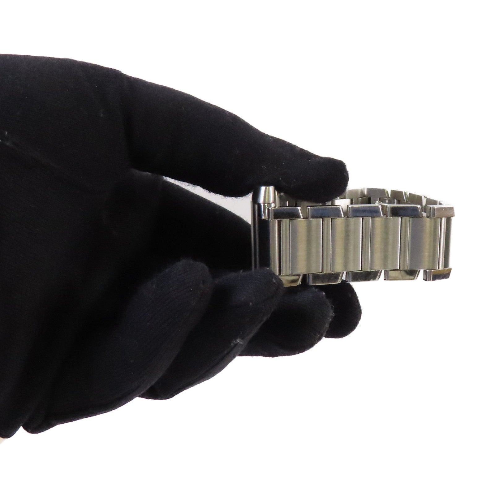 CARTIER Tank Francaise Watch不鏽鋼自動機芯手錶白色/銀色