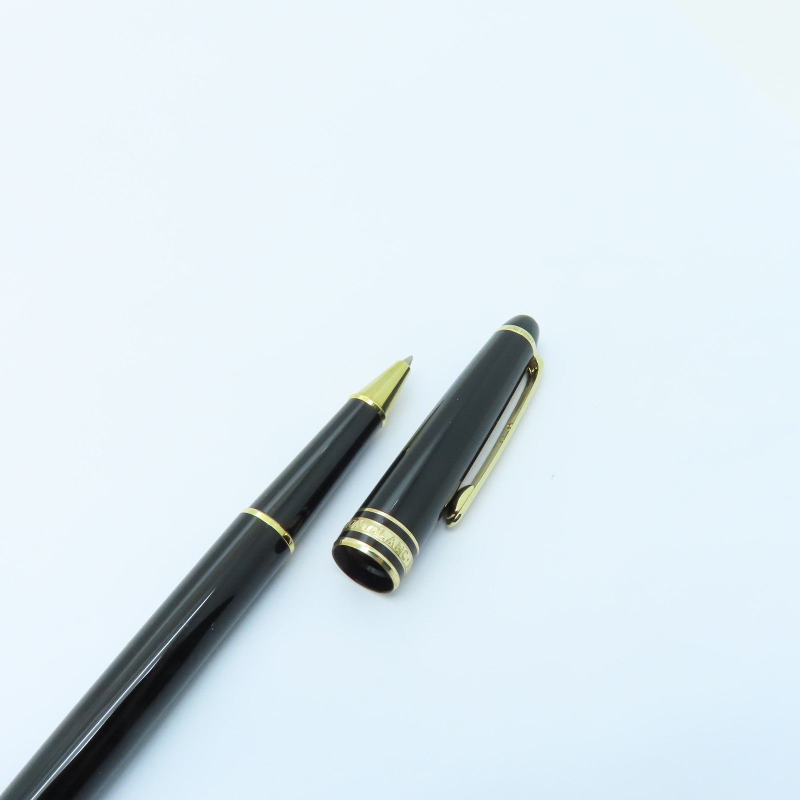 MONTBLANC 【激減優惠】金屬Rollerball Pen金扣原子筆黑色