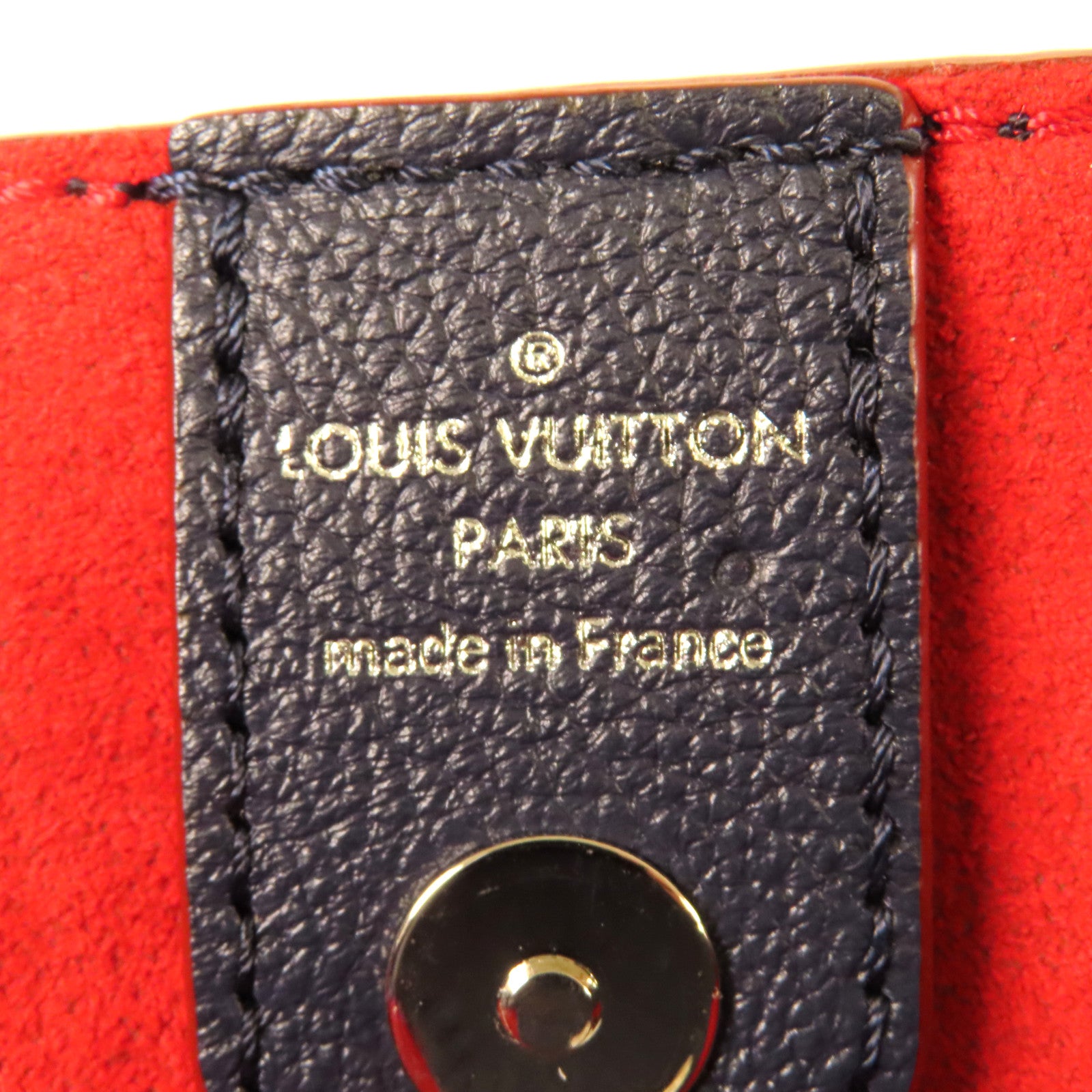 LOUIS VUITTON 【激減優惠】牛皮皮革Lockme銀扣手挽肩背兩用袋手挽肩背兩用袋/紅色
