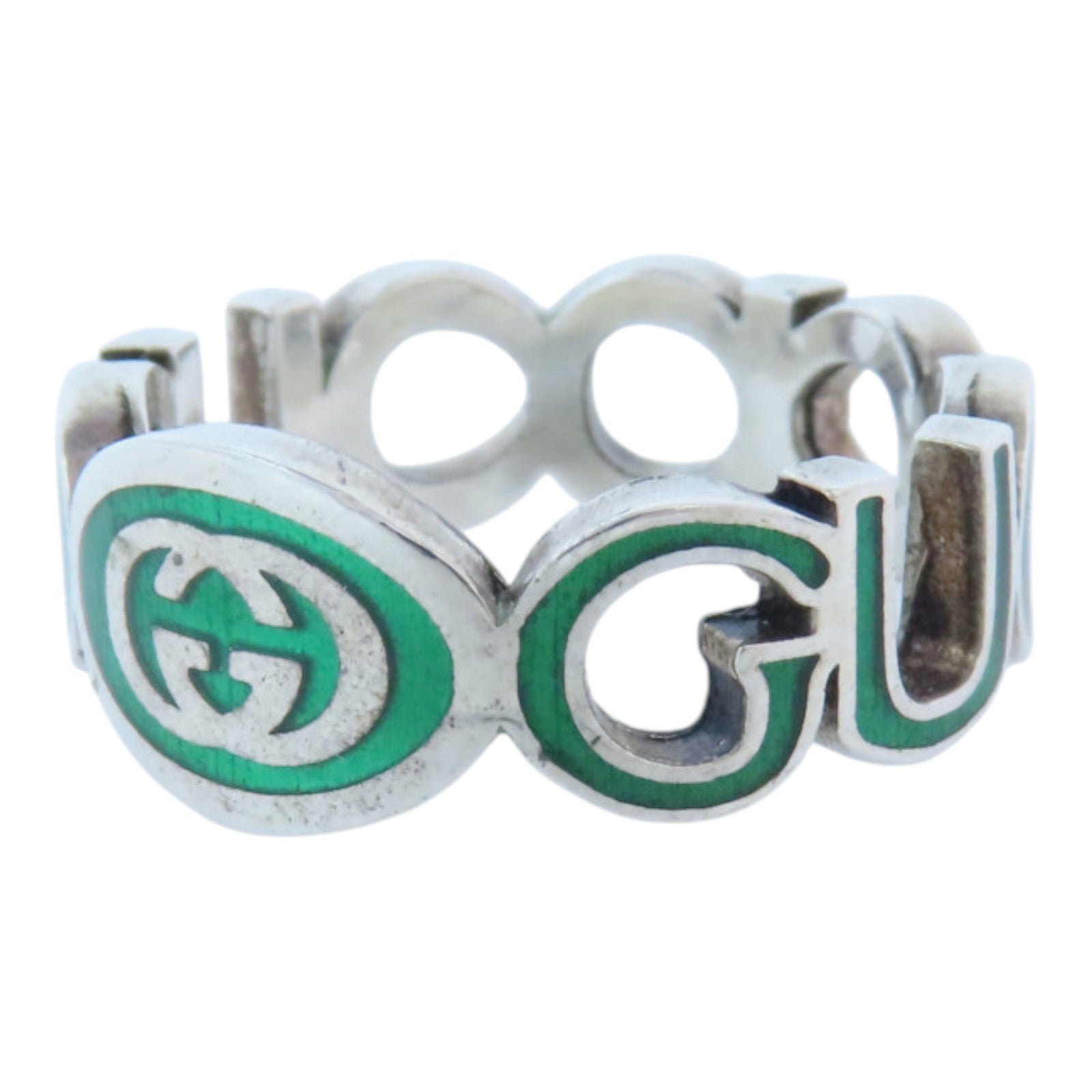 GUCCI 925純銀Silver Ring戒指US#8.5