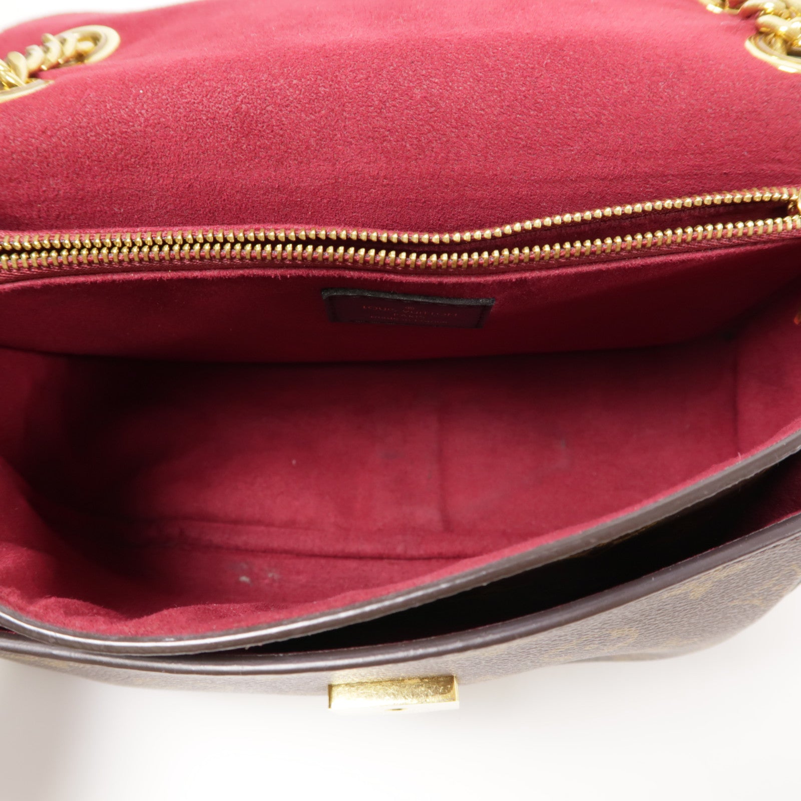 LOUIS VUITTON Monogram Passy金扣肩背袋棕色