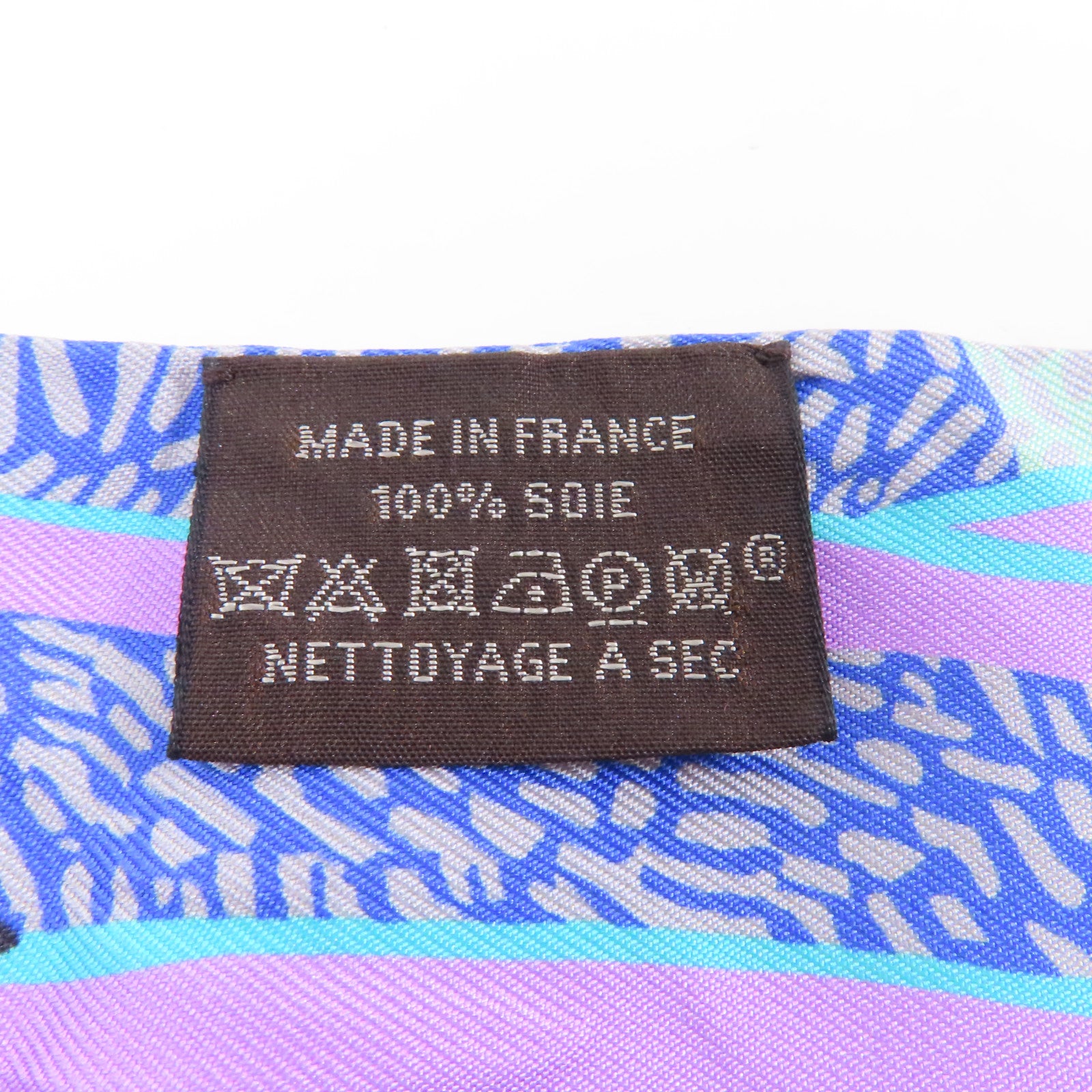 HERMES 絲質Twilly絲巾綠色/彩色