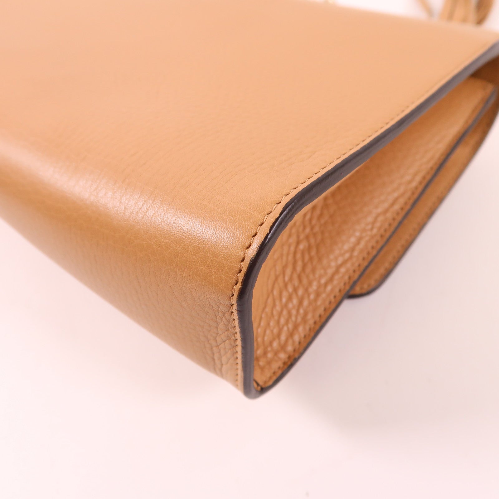 GUCCI 牛皮皮革Shoulder Bag金扣鏈帶肩背袋