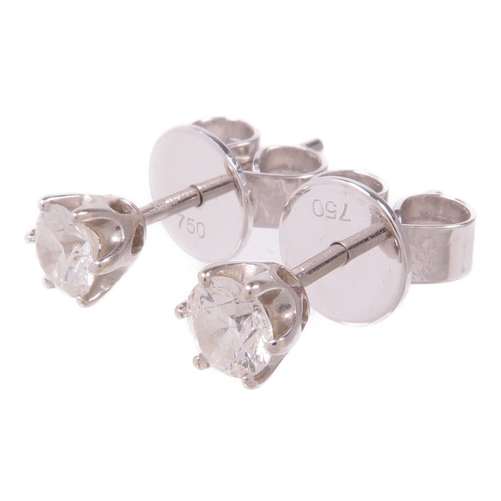 JEWELRY 18K白金Diamond Earrings鑽石耳環