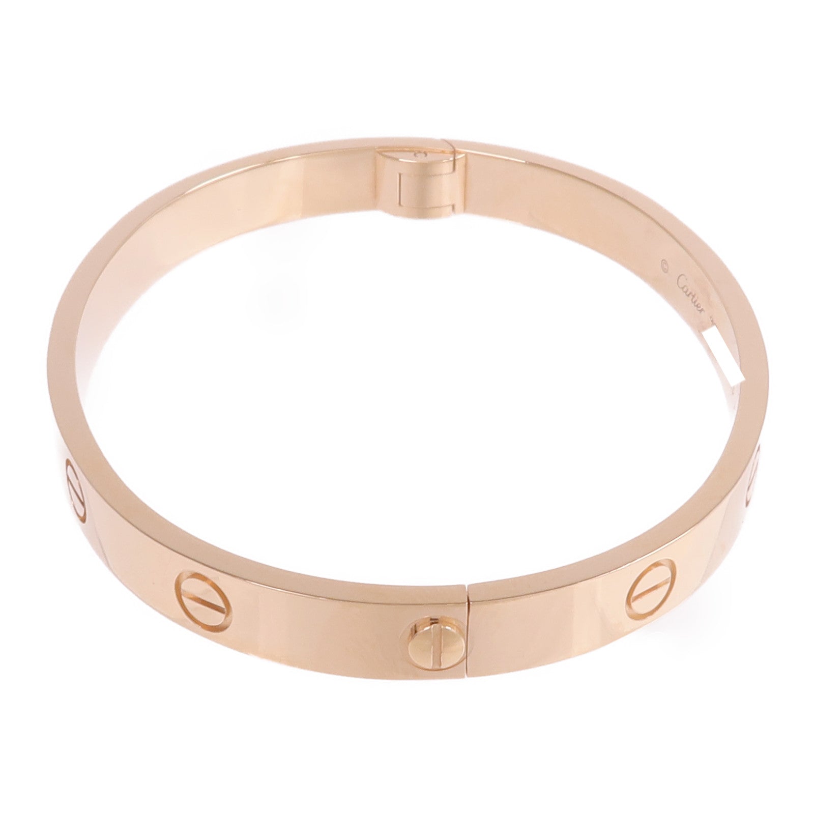 CARTIER 18K玫瑰金Love Bracelet手鐲