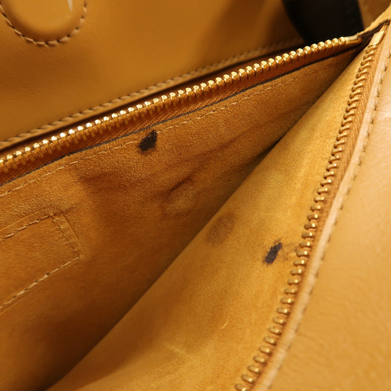 LOUIS VUITTON LV GHW Tote W PM Hand Bag M40941 Calfskin Leather Monogram Yellow