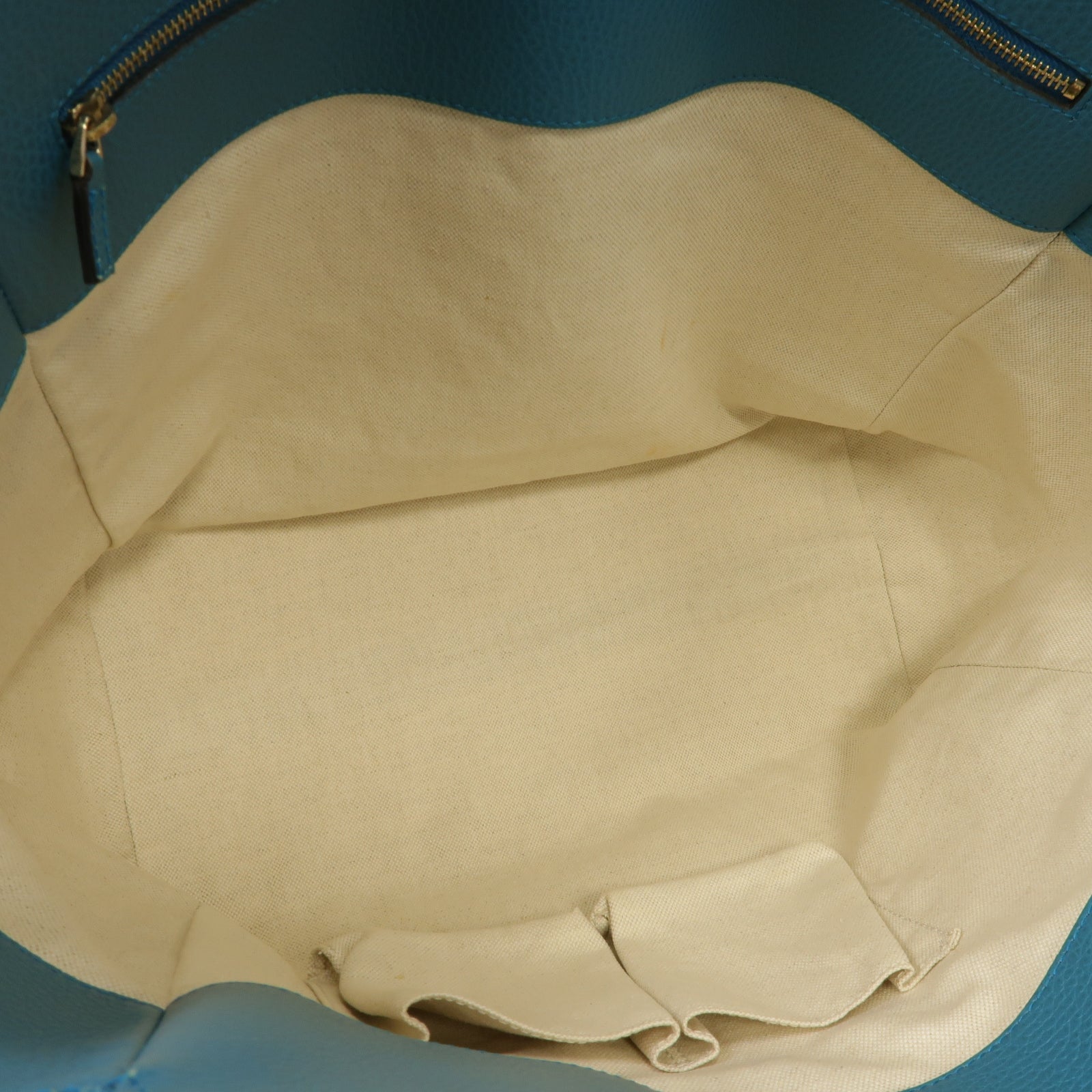 GUCCI 【激減優惠】牛皮皮革Swing Large Tote Bag金扣Tote Bag藍色