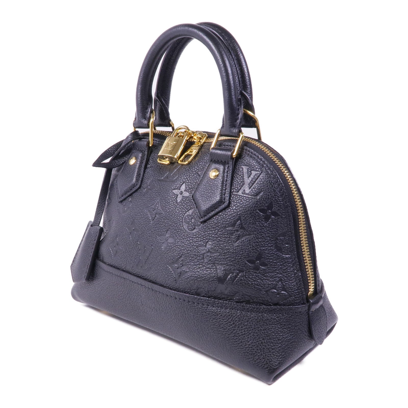 LOUIS VUITTON Monogram Empreinte Neo Alma BB金扣手挽肩背兩用袋