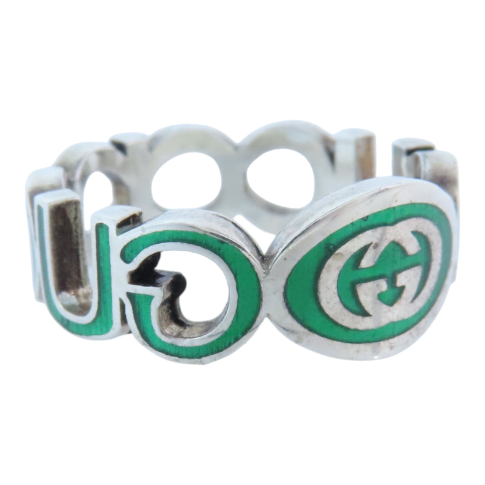 GUCCI 925純銀Silver Ring戒指US#8.5