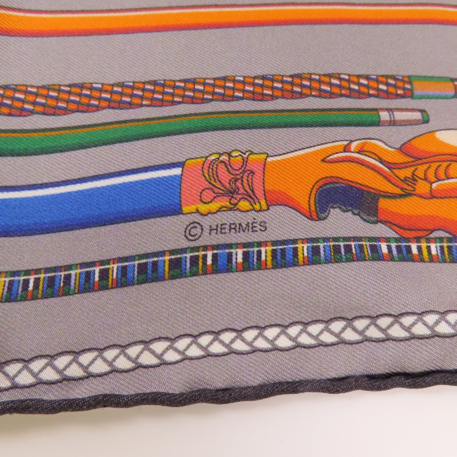 HERMES 絲質Scarf 40X40絲巾