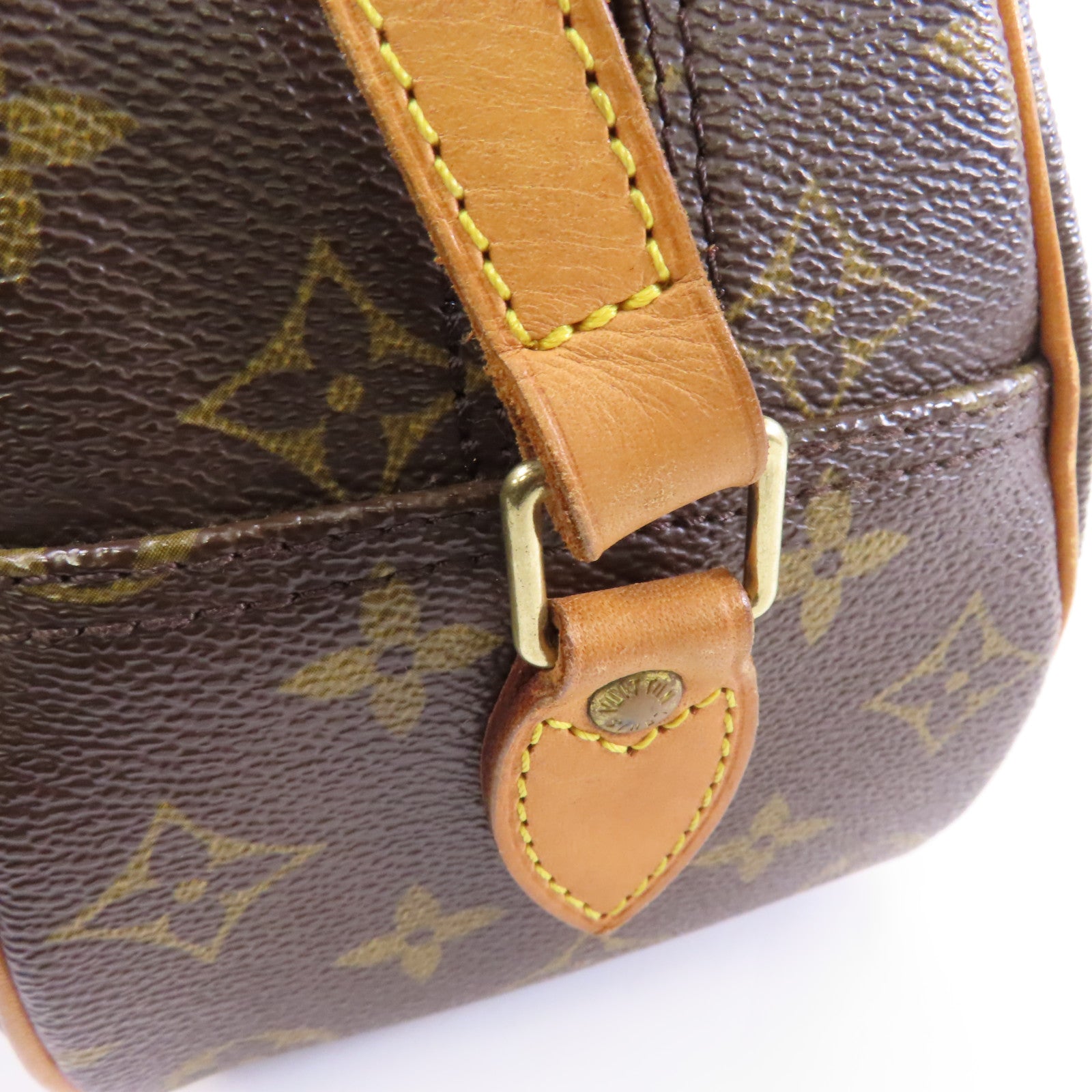 LOUIS VUITTON Monogram Blois Bag金扣肩背袋棕色