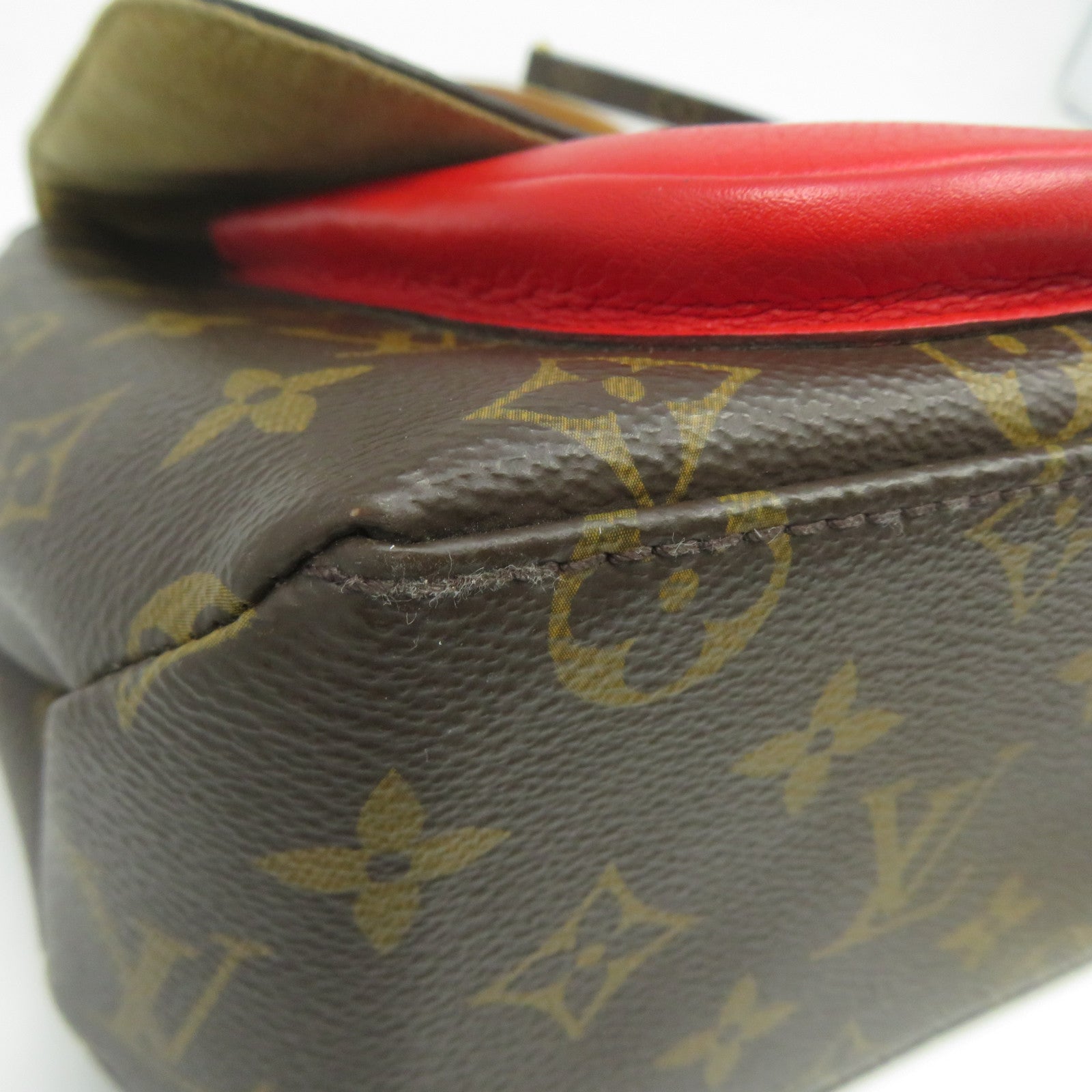 LOUIS VUITTON 【激減優惠】Monogram Marignan金扣手挽肩背兩用袋棕色