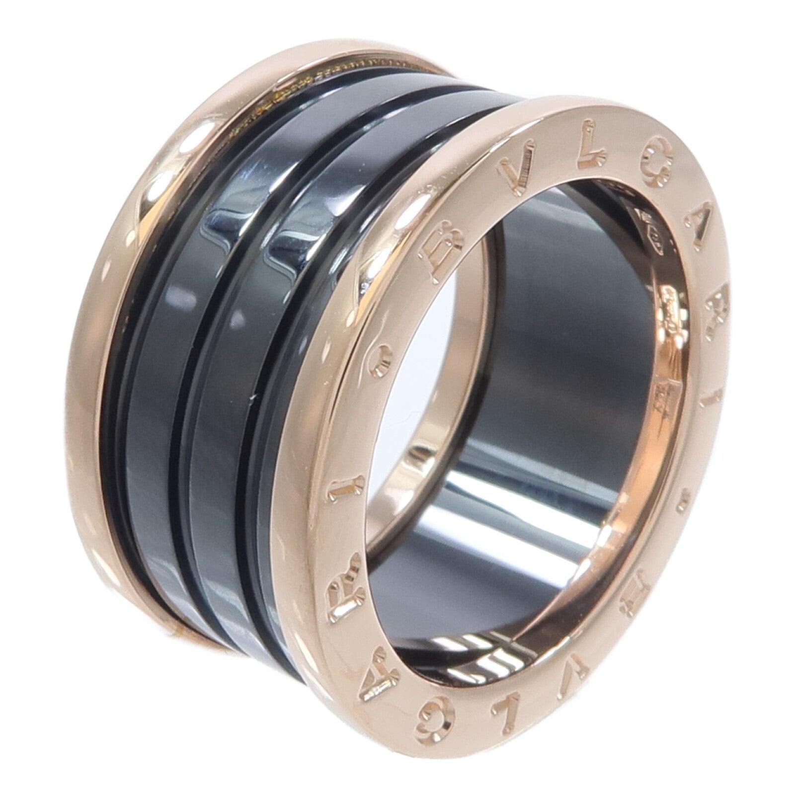 BVLGARI 18K玫瑰金B.zero1 Ring戒指