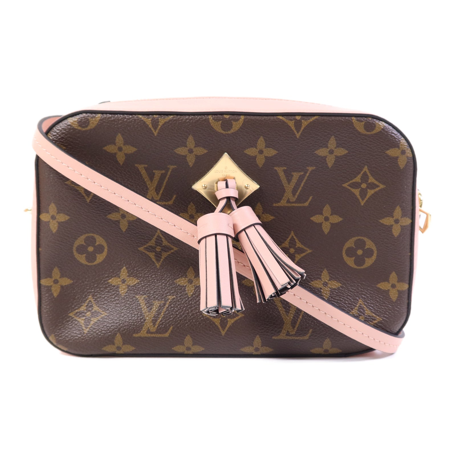 LOUIS VUITTON Monogram Saintonge金扣肩背袋