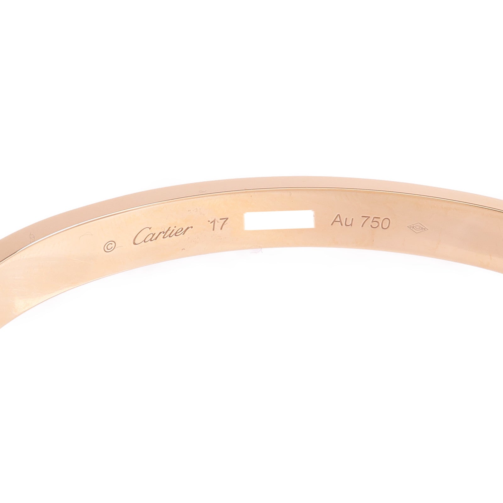CARTIER 18K玫瑰金Love Bracelet手鐲