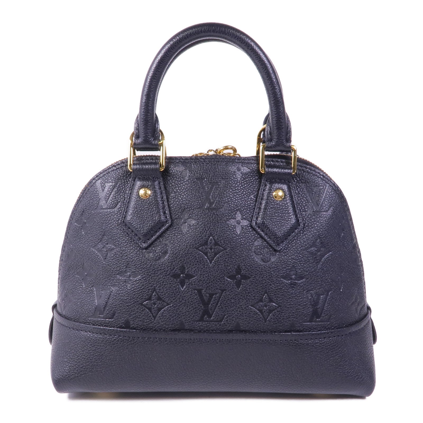 LOUIS VUITTON Monogram Empreinte Neo Alma BB金扣手挽肩背兩用袋