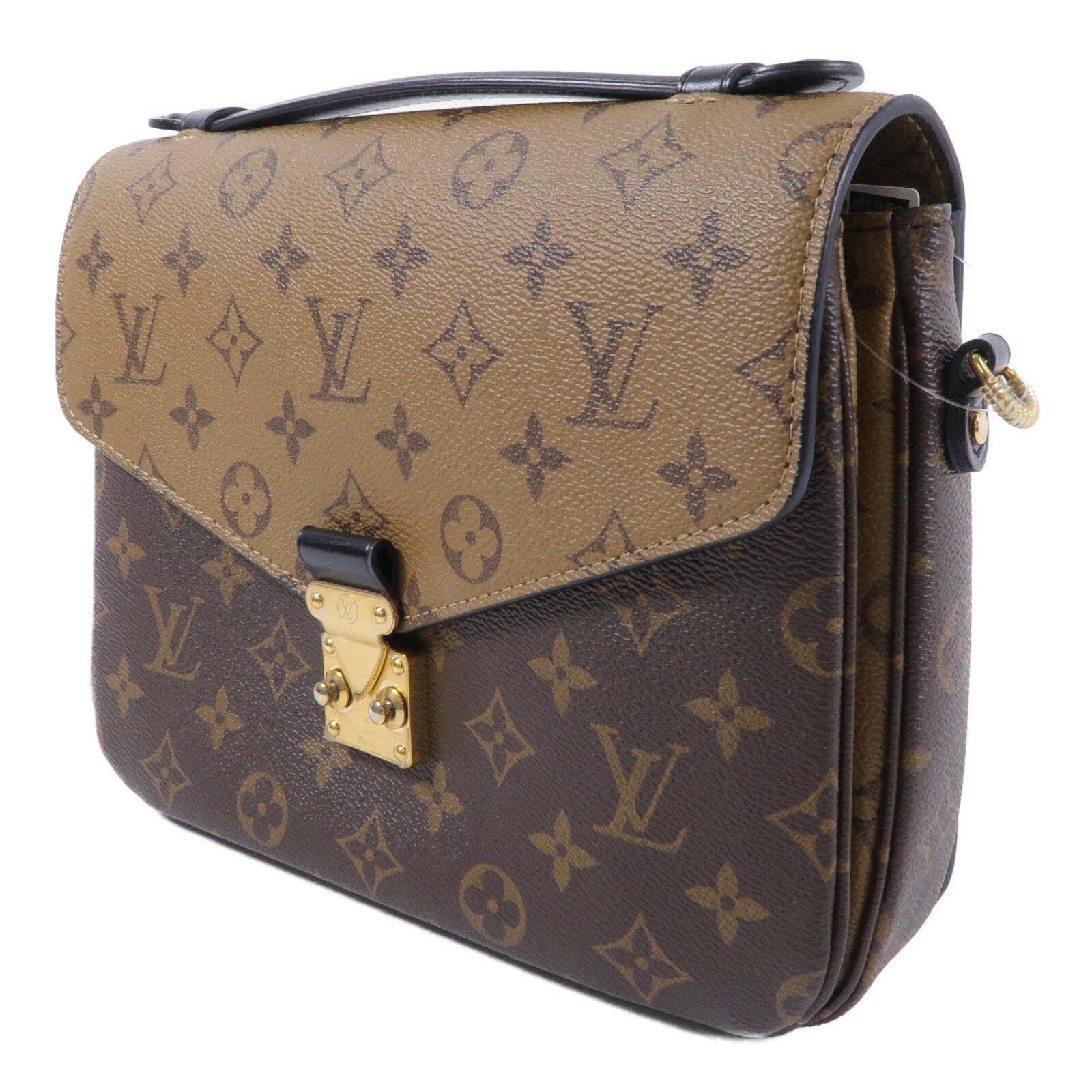 LOUIS VUITTON Monogram Reverse Pochette Metis手挽肩背兩用袋