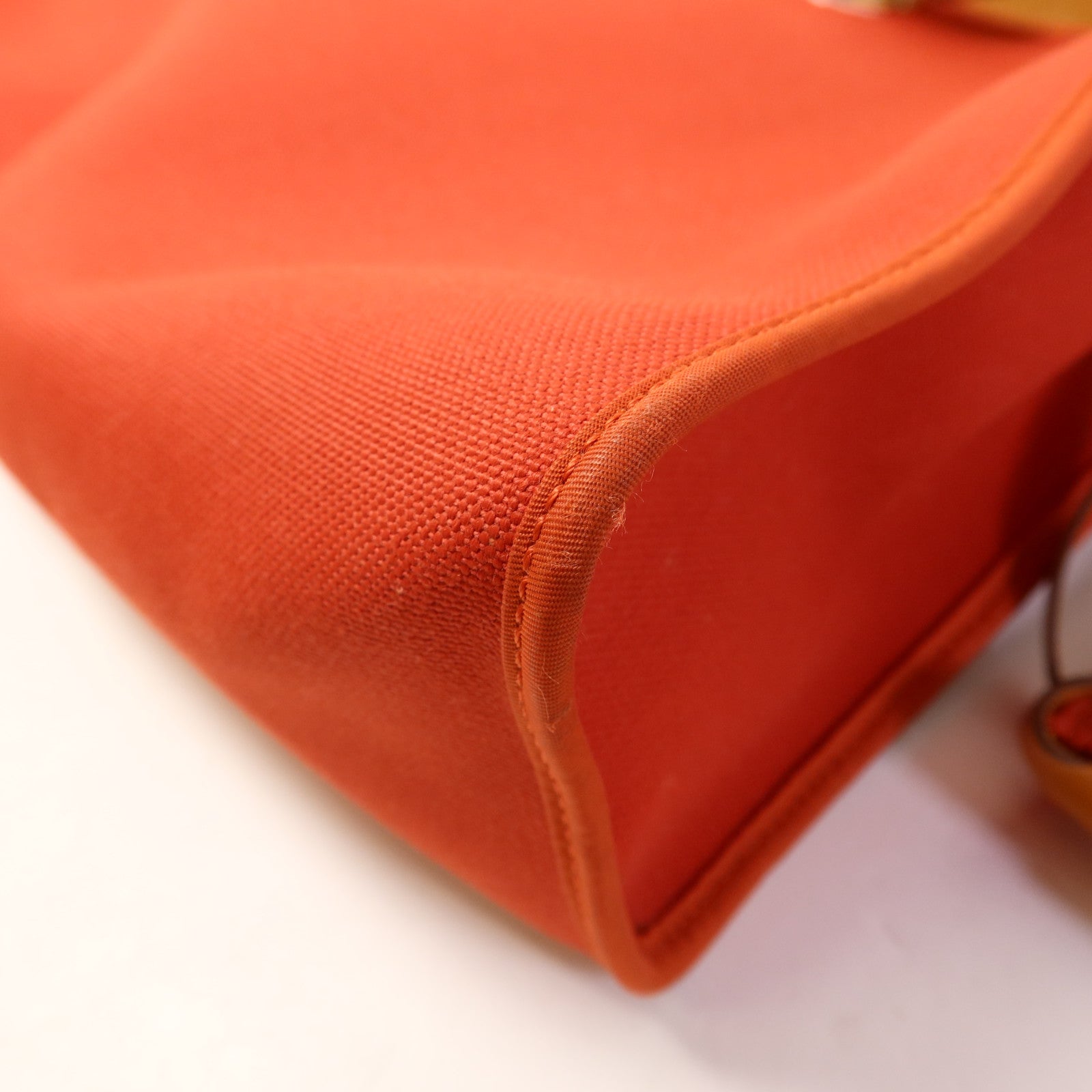 HERMES 帆布Herbag PM銀扣手挽肩背兩用袋