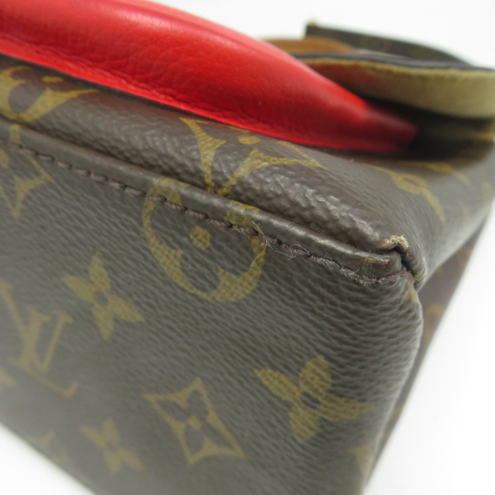 LOUIS VUITTON 【激減優惠】Monogram Marignan金扣手挽肩背兩用袋棕色