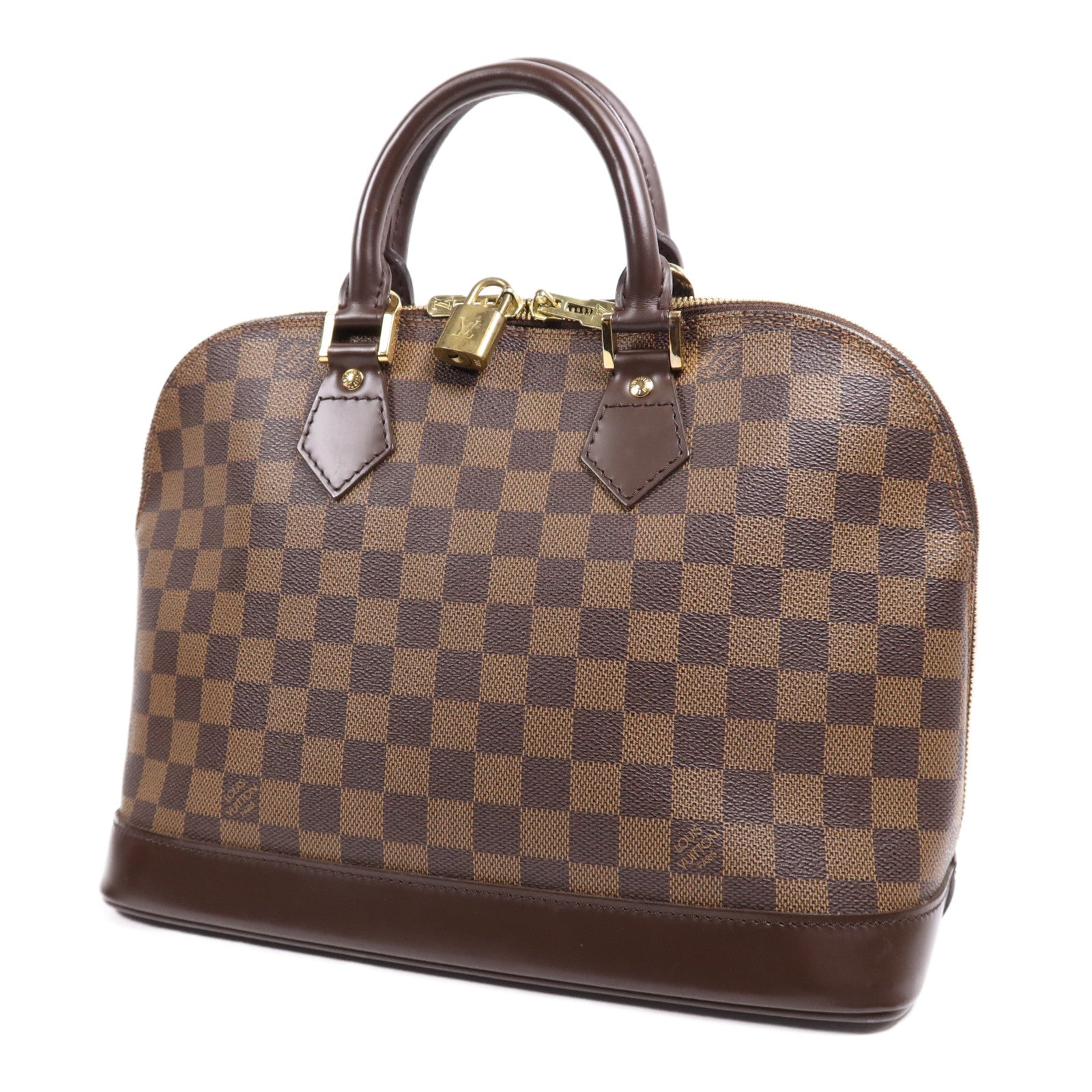 LOUIS VUITTON Damier Alma金扣手挽袋