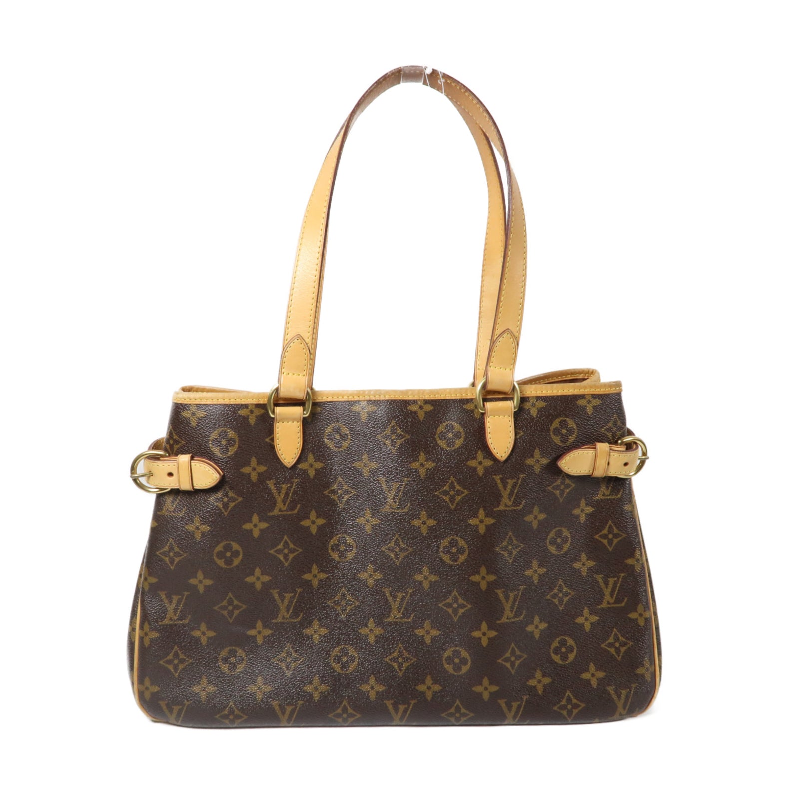 LOUIS VUITTON Monogram Batignolles Horizontal金扣肩背袋啡色